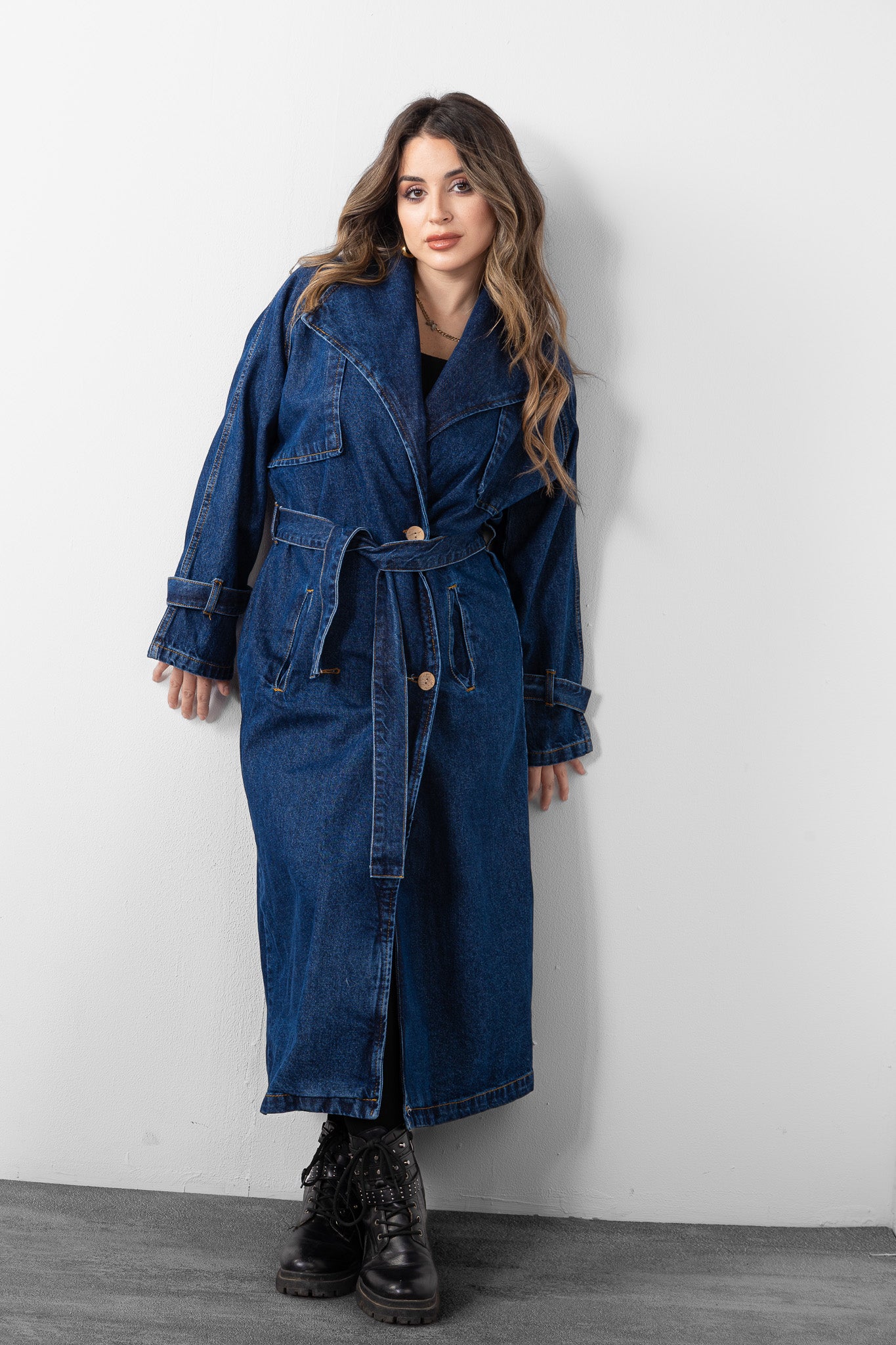 The Deep Indigo Coat