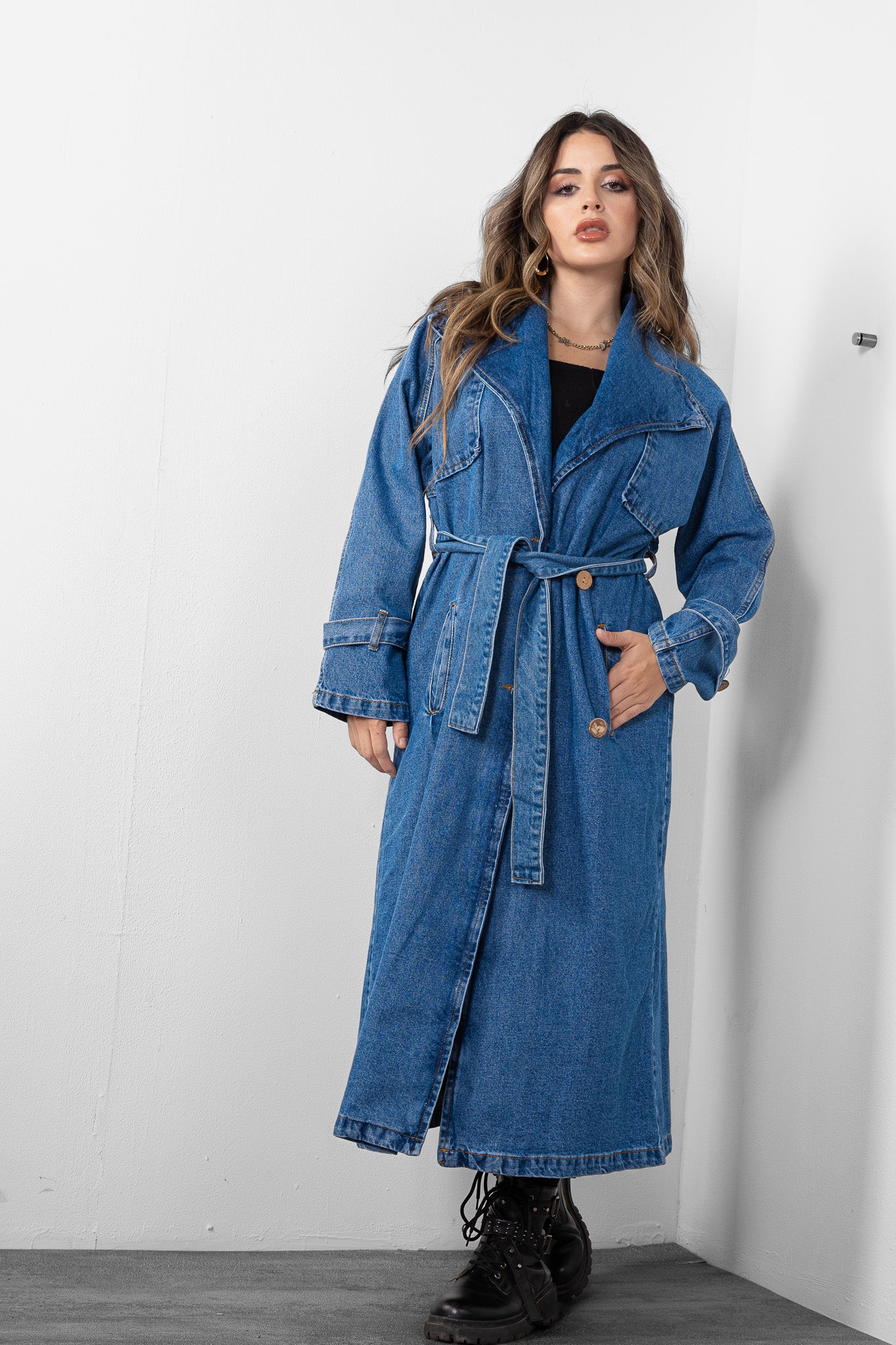 The Belted Skyline Coat
