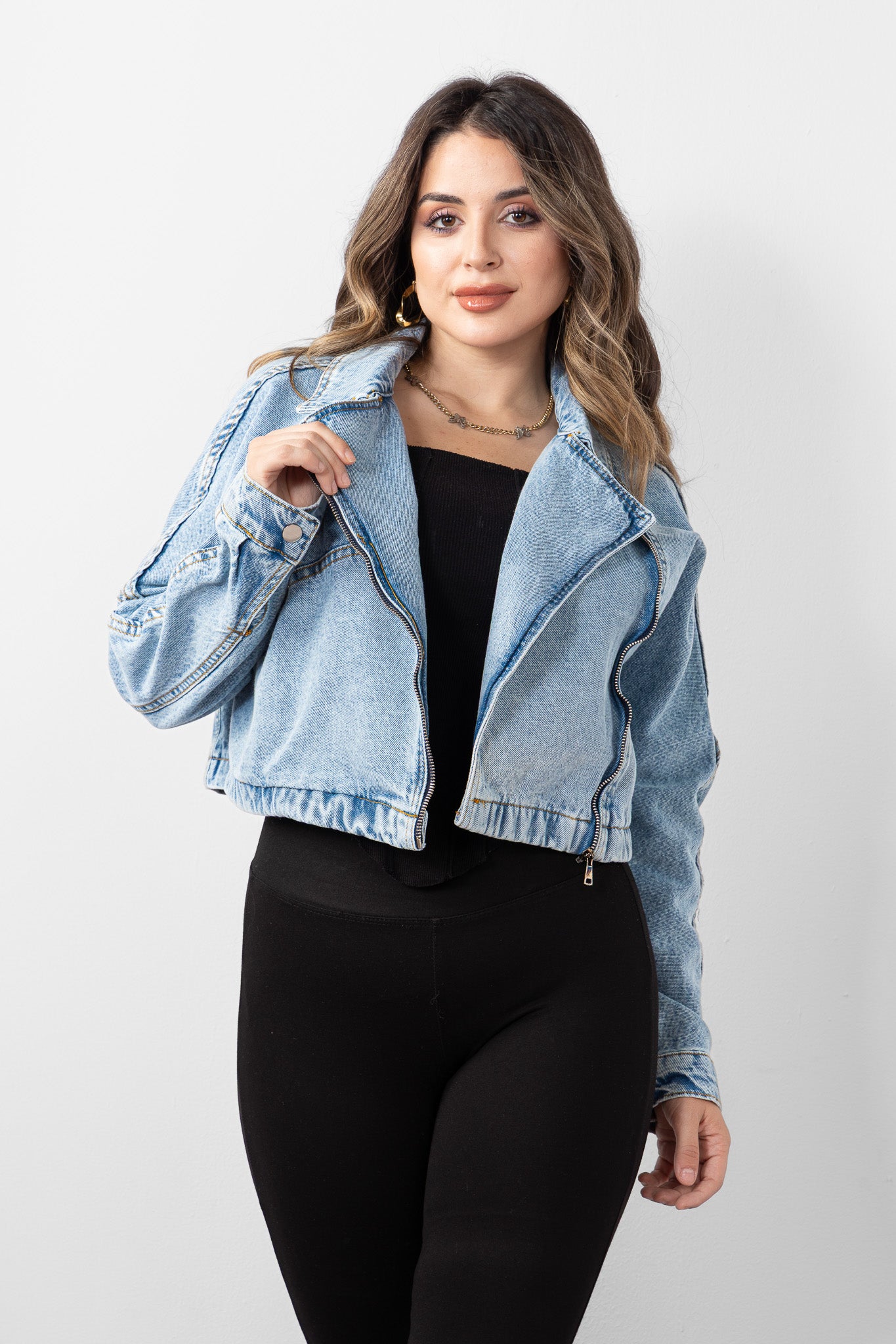 The Lightwash Asymmetric Jacket