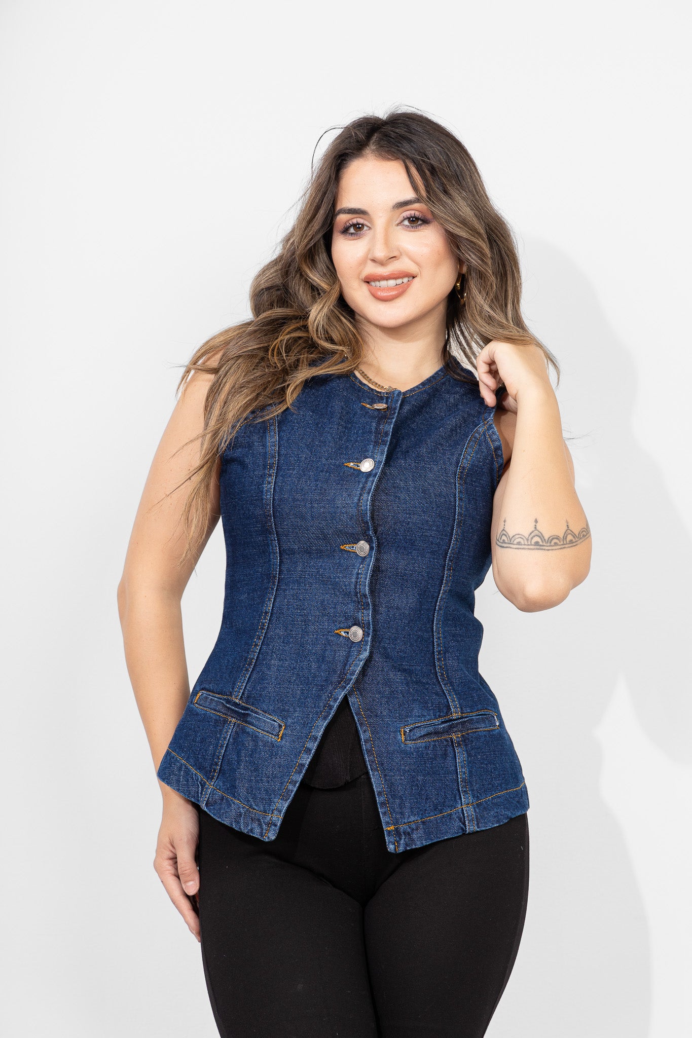Indigo Contour Vest