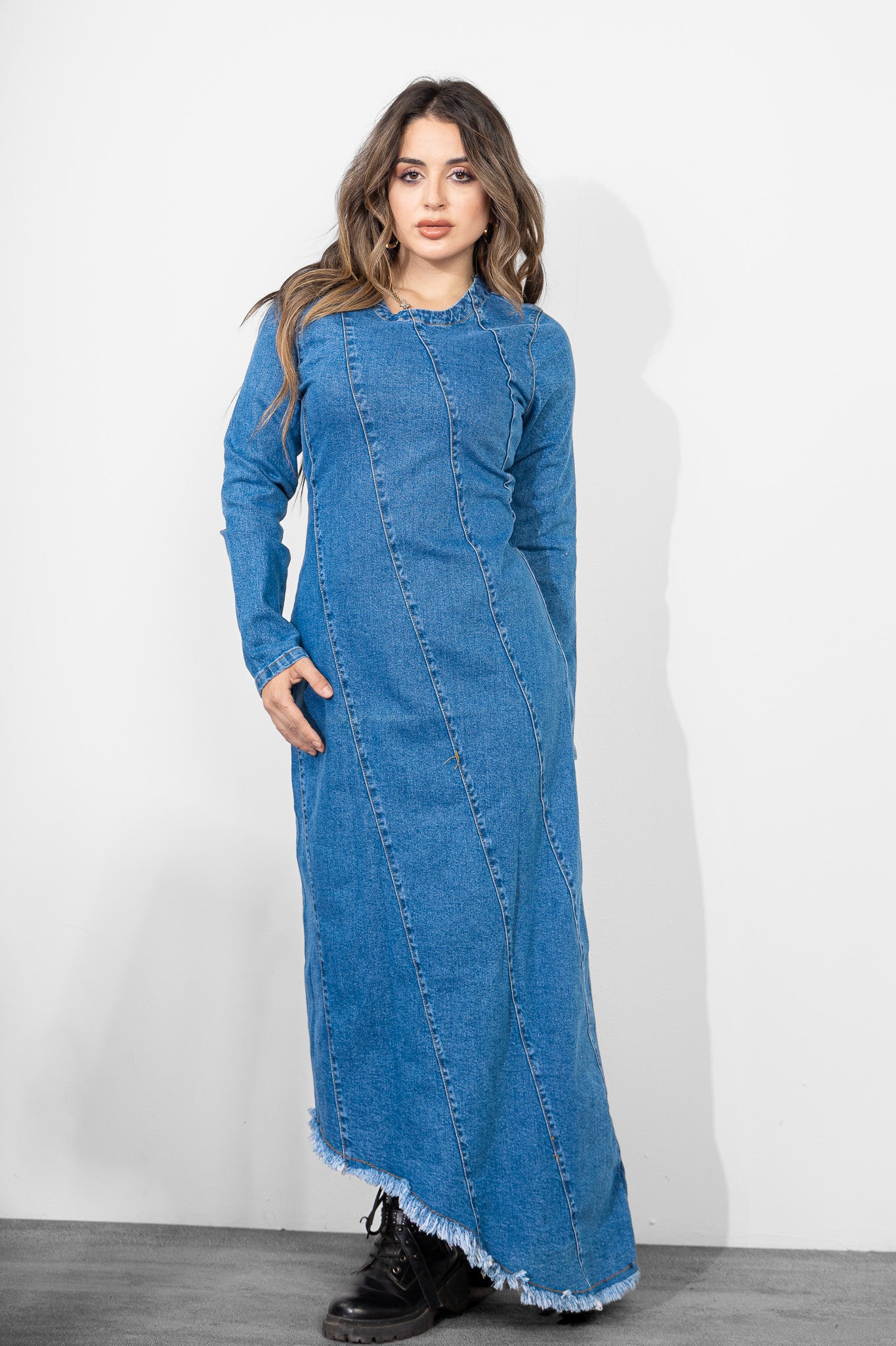 Jeans Dress in light blue