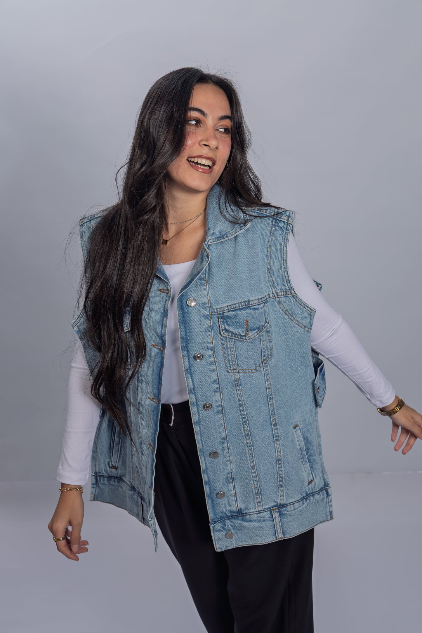 Urban Flow Vest in light blue