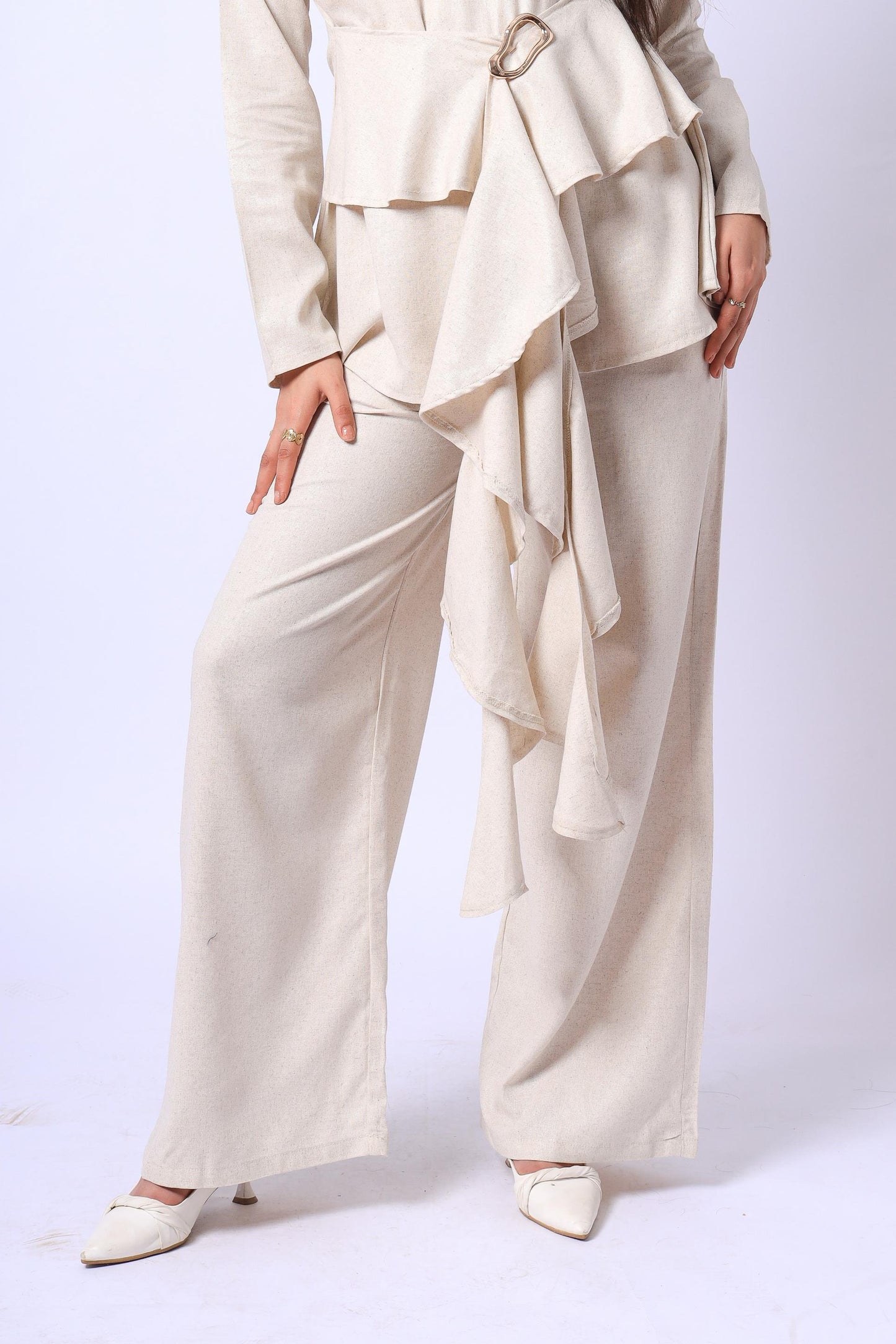 Ivory Soft Drape top