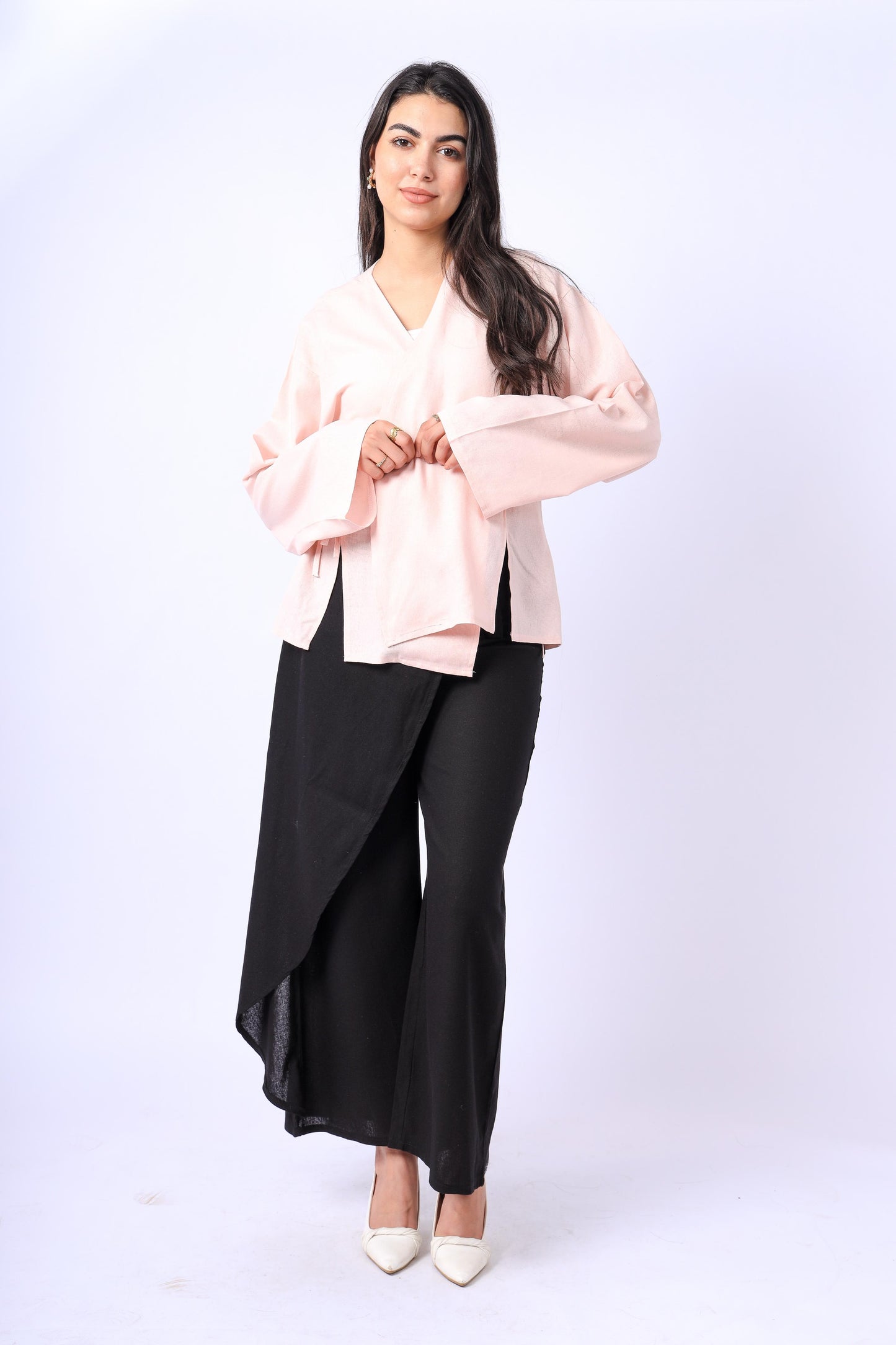 Wrap Top In Pink