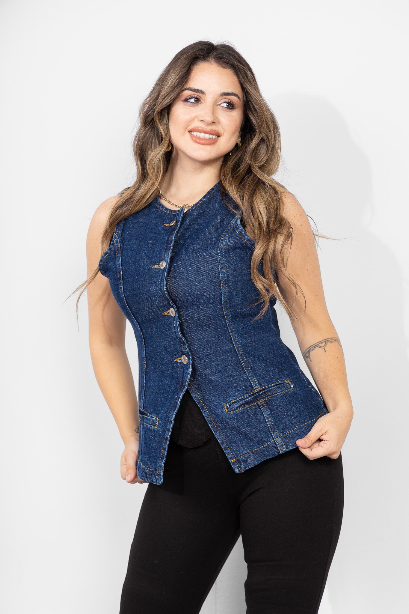 Indigo Contour Vest
