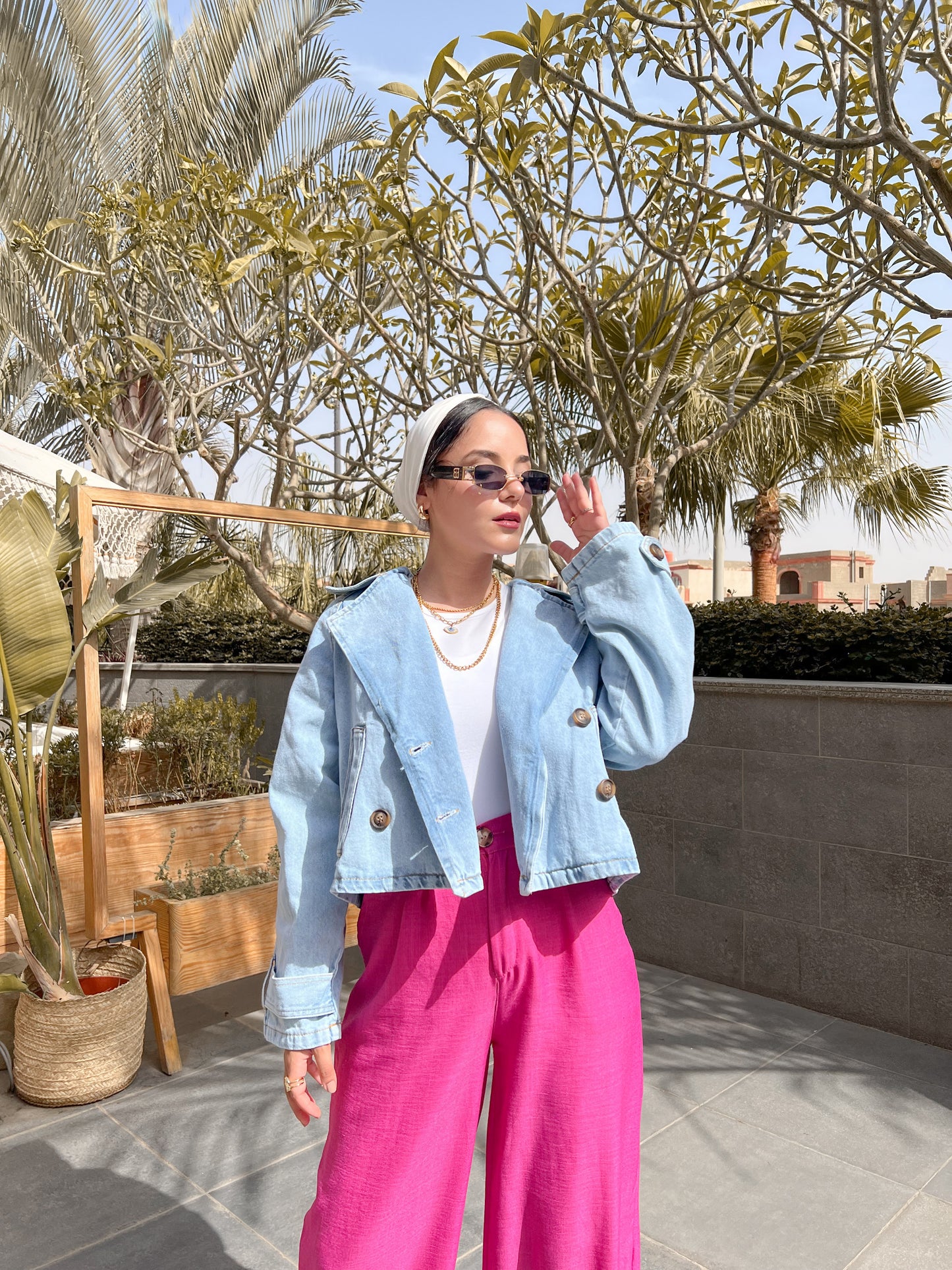Oversize Cropped Jacket