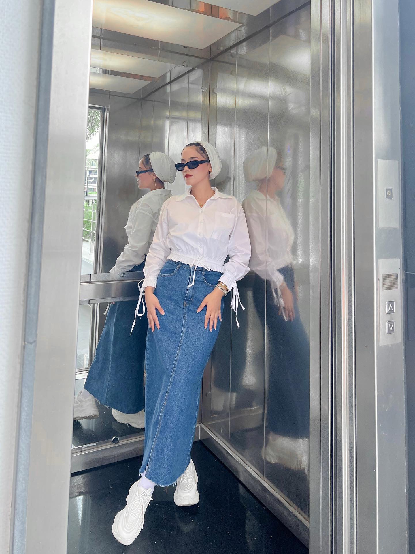 Our Trendy Denim Skirt