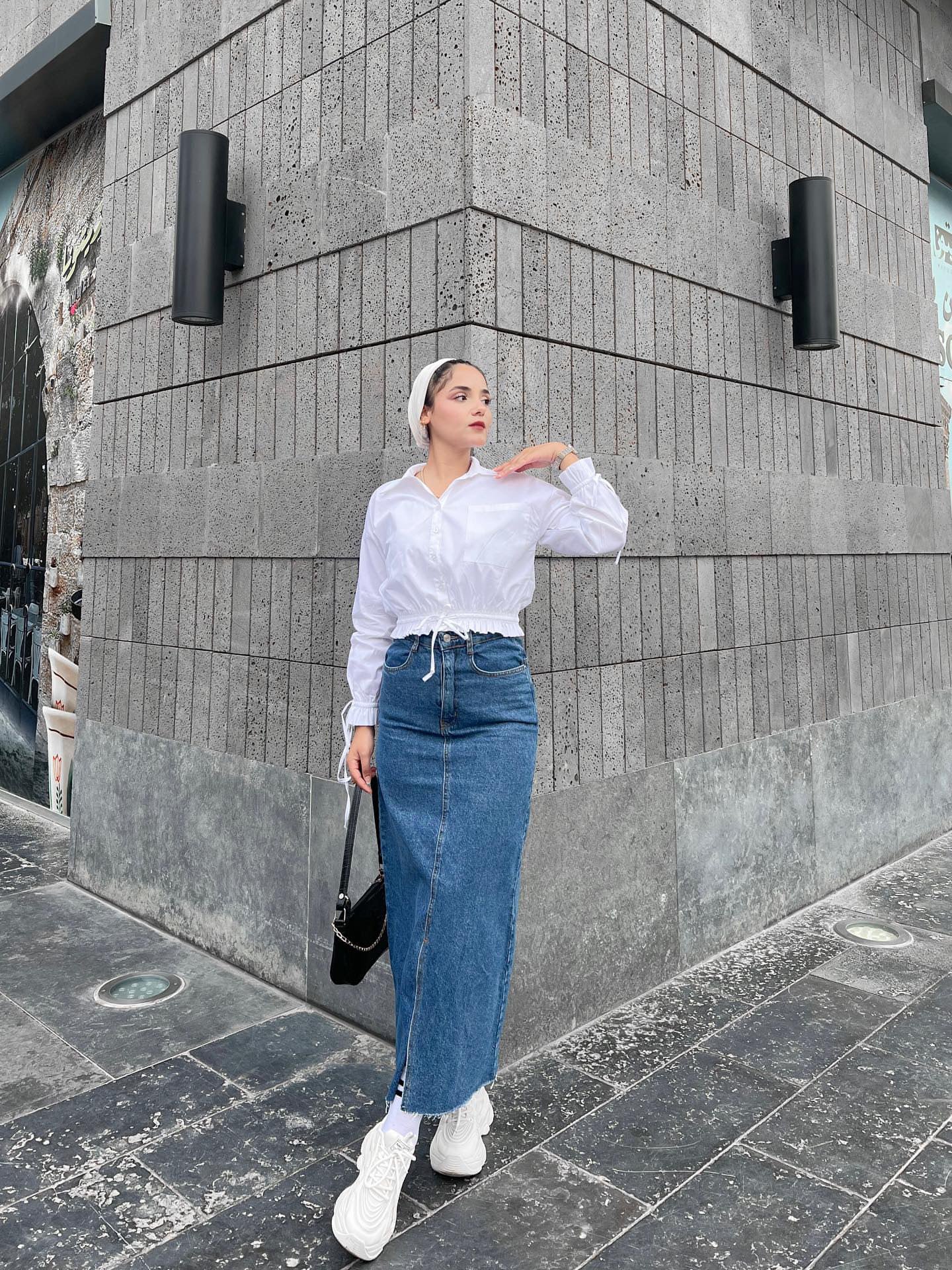 Our Trendy Denim Skirt