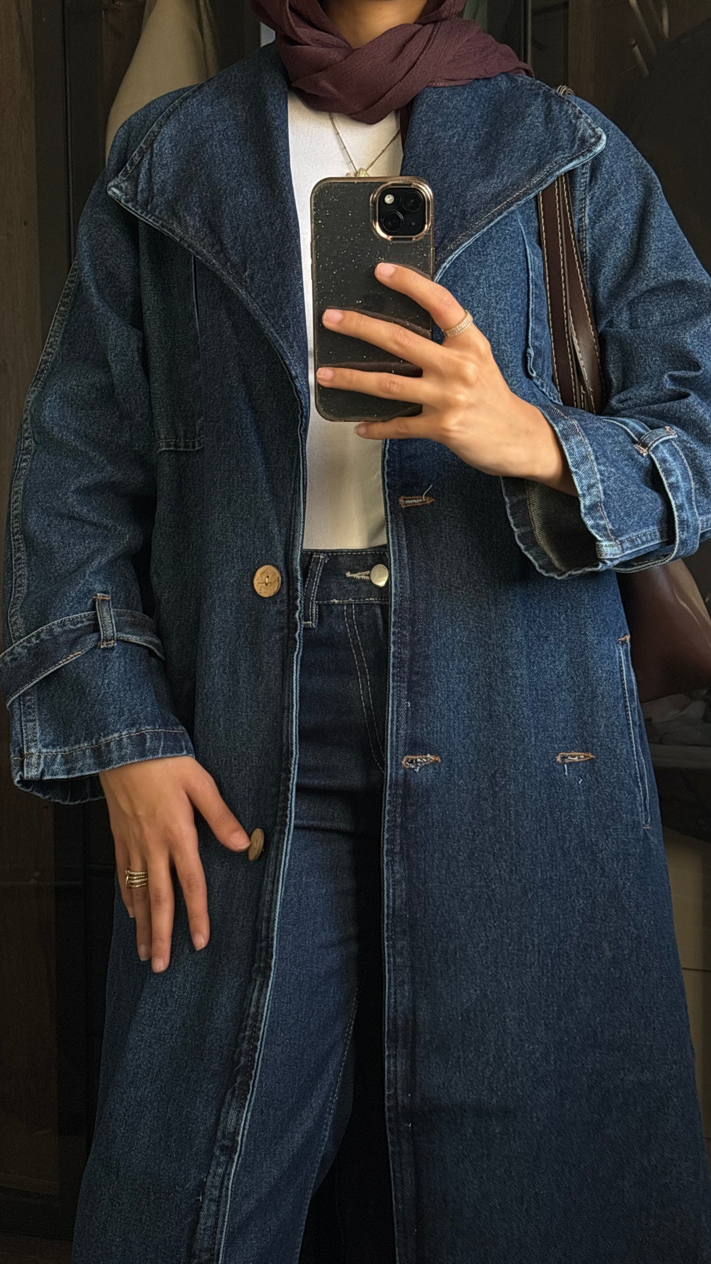 The Deep Indigo Coat