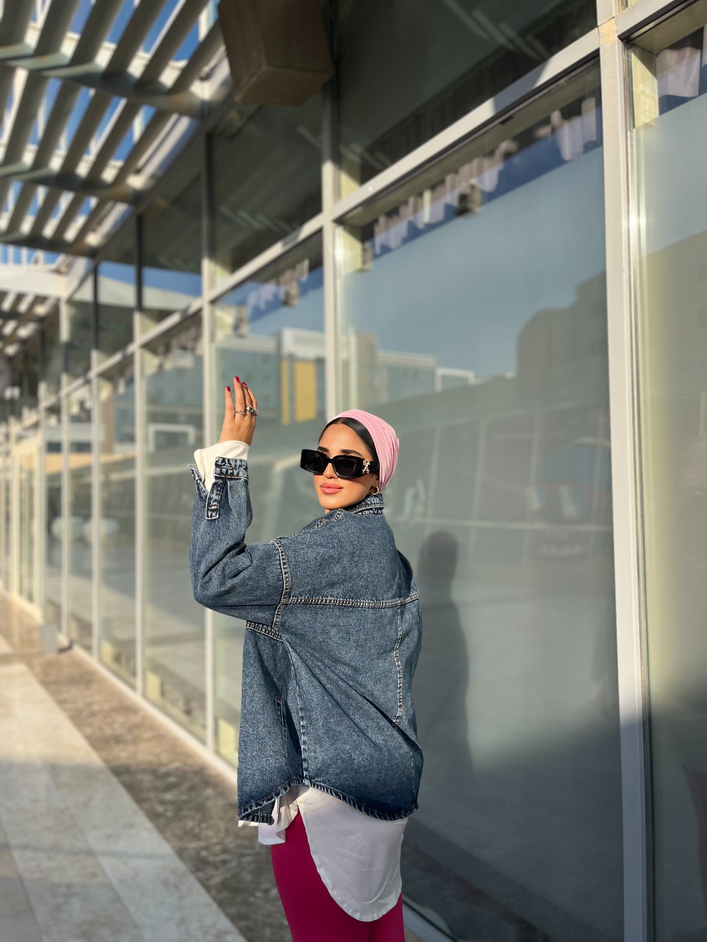 Urban Denim Jacket ( Mid blue)