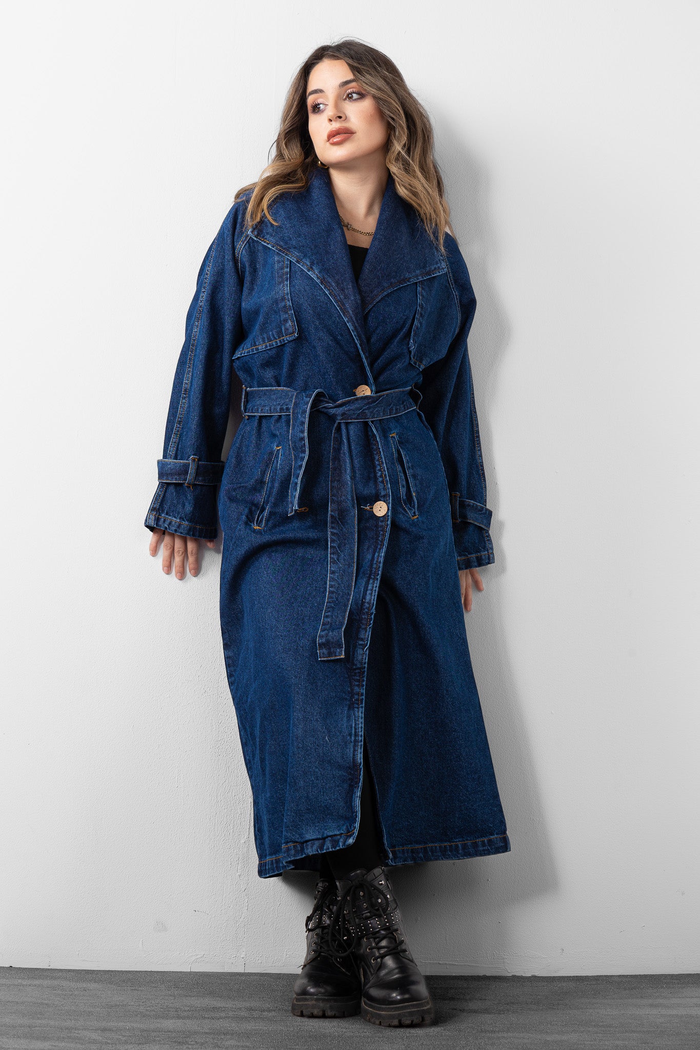 The Deep Indigo Coat