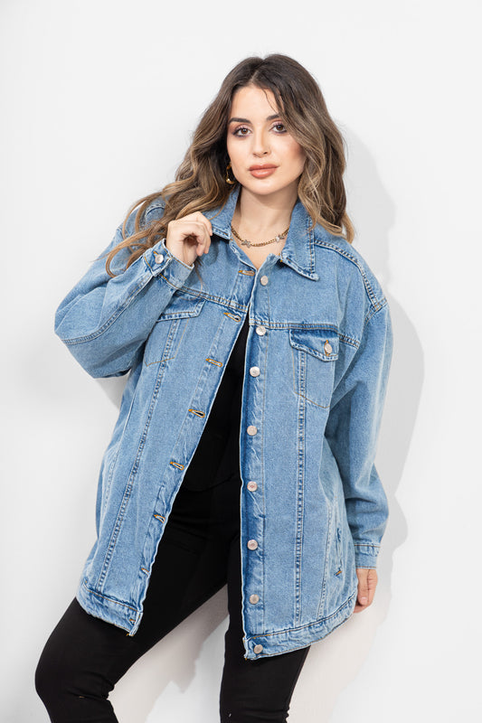 The Oversized Mid-Wash Jacket