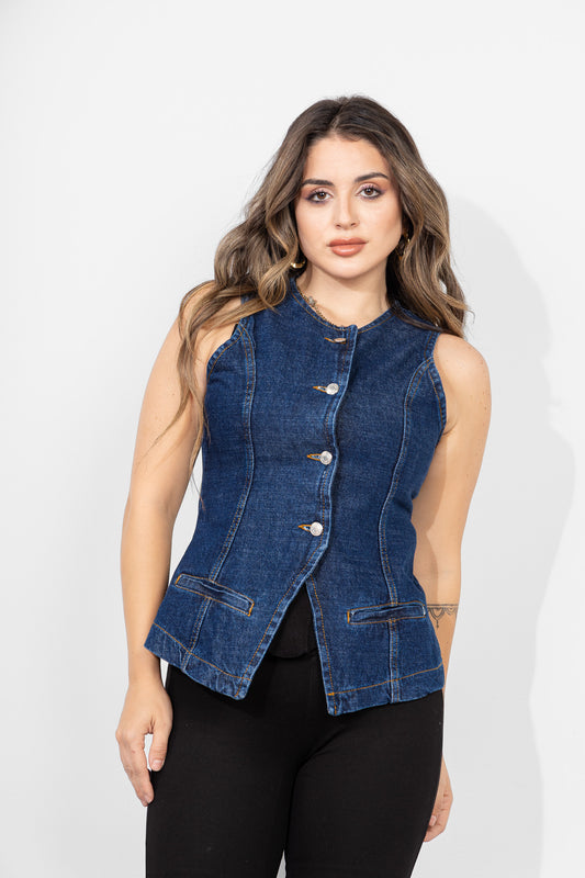 Indigo Contour Vest