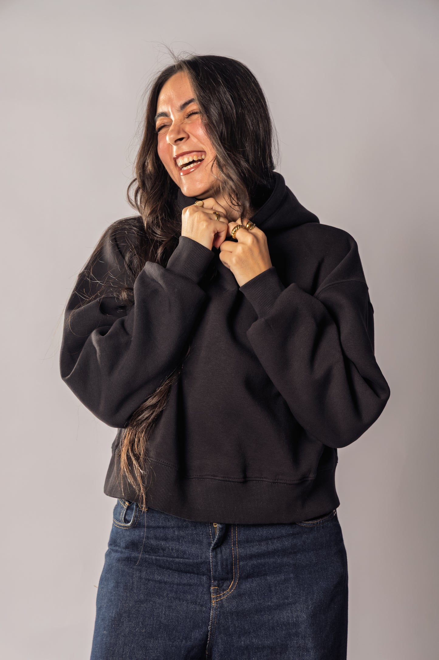 Essential Black Hoodie