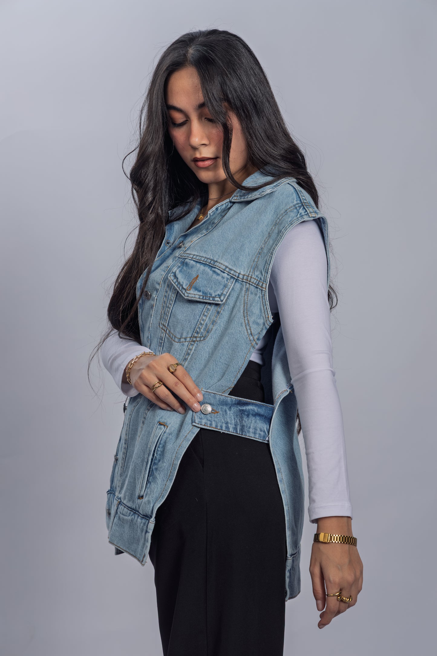 Urban Flow Vest in light blue