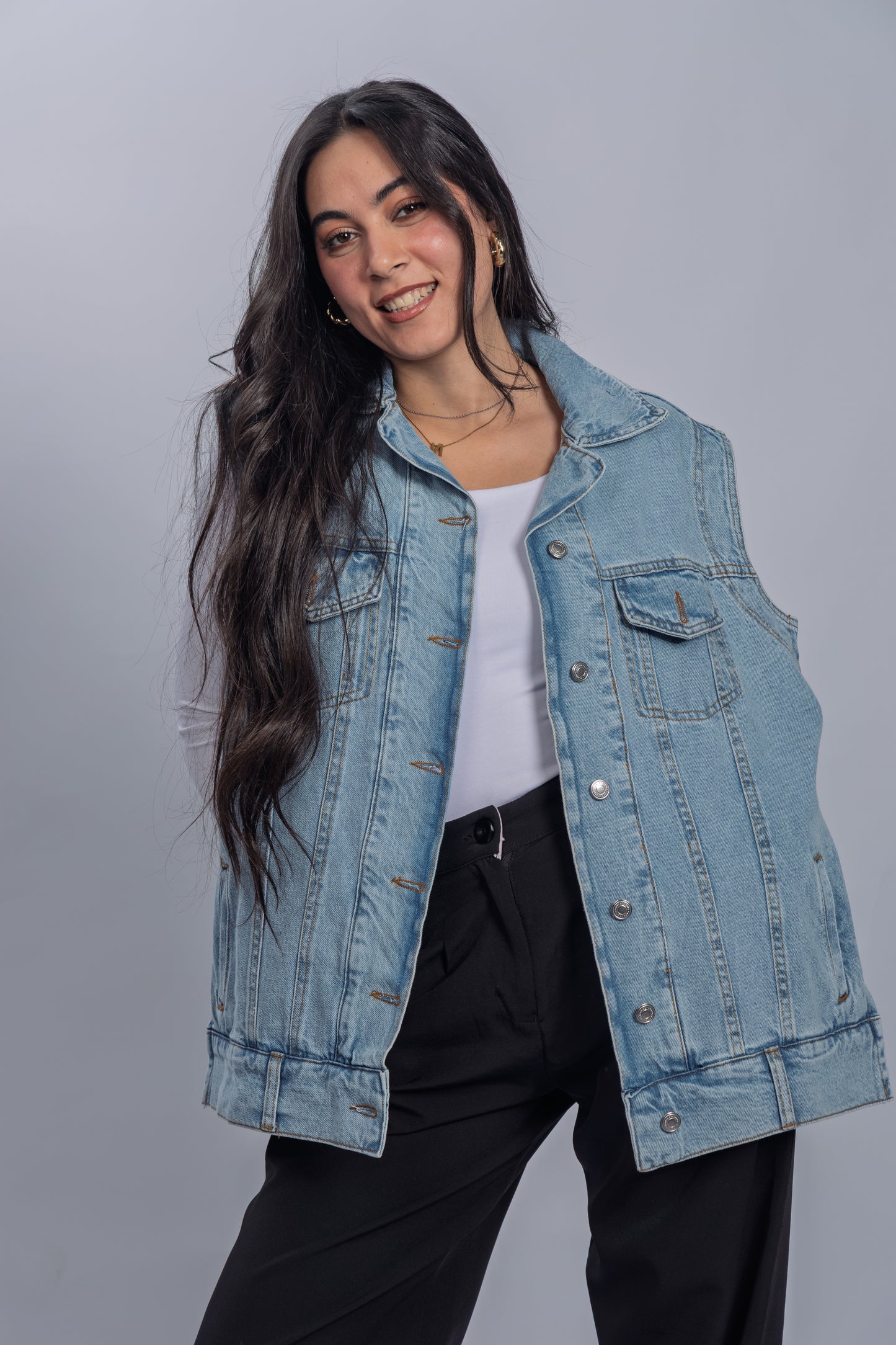 Urban Flow Vest in light blue