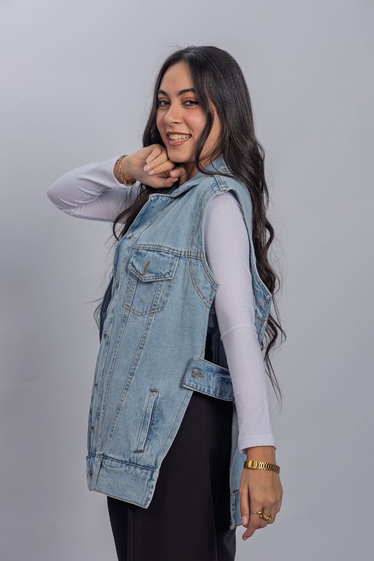 Urban Flow Vest in light blue