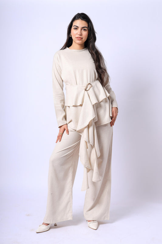 Ivory Soft Drape Set