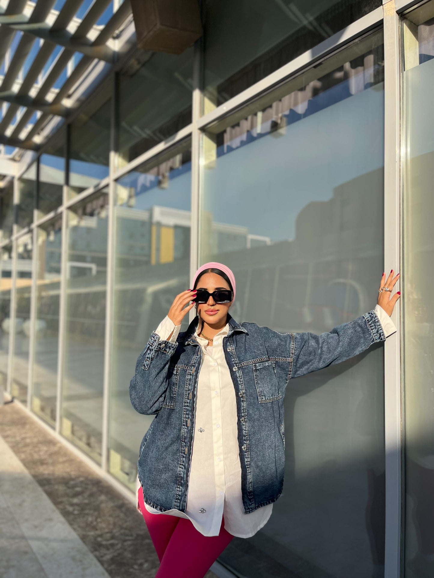 Urban Denim Jacket ( Mid blue)