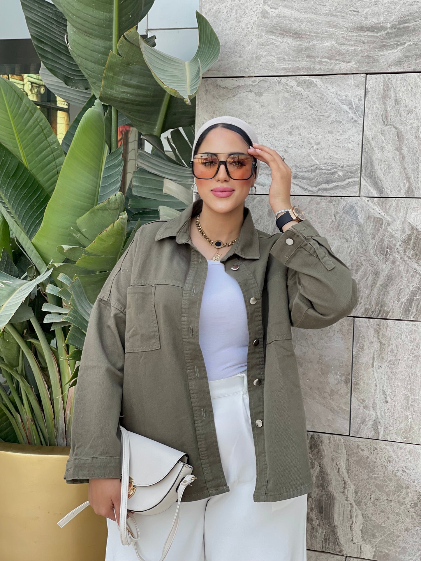 Colorful Gabardine Jacket