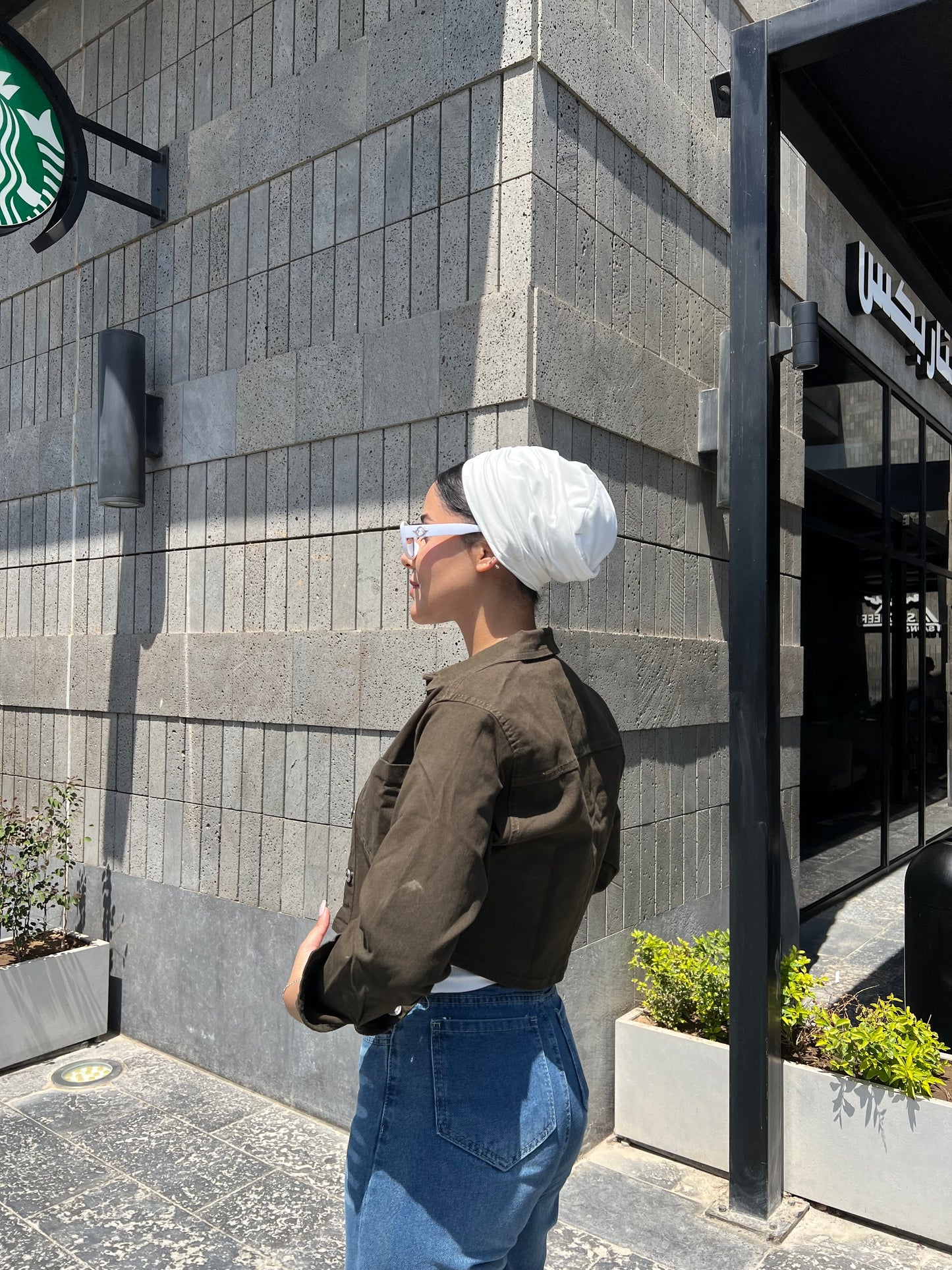 Gabardine Cropped jacket