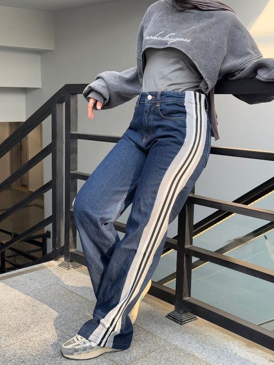 Bold Stripe Jeans