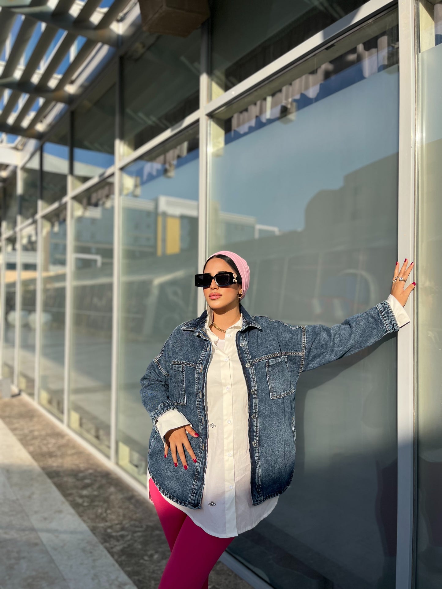 Urban Denim Jacket ( Mid blue)