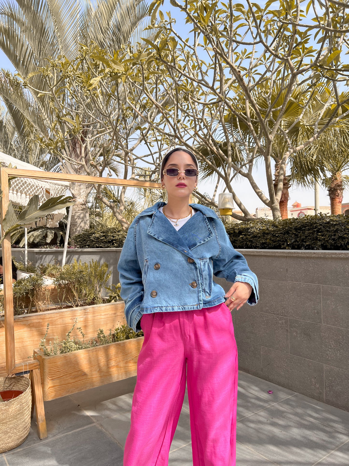 Oversize Cropped Jacket
