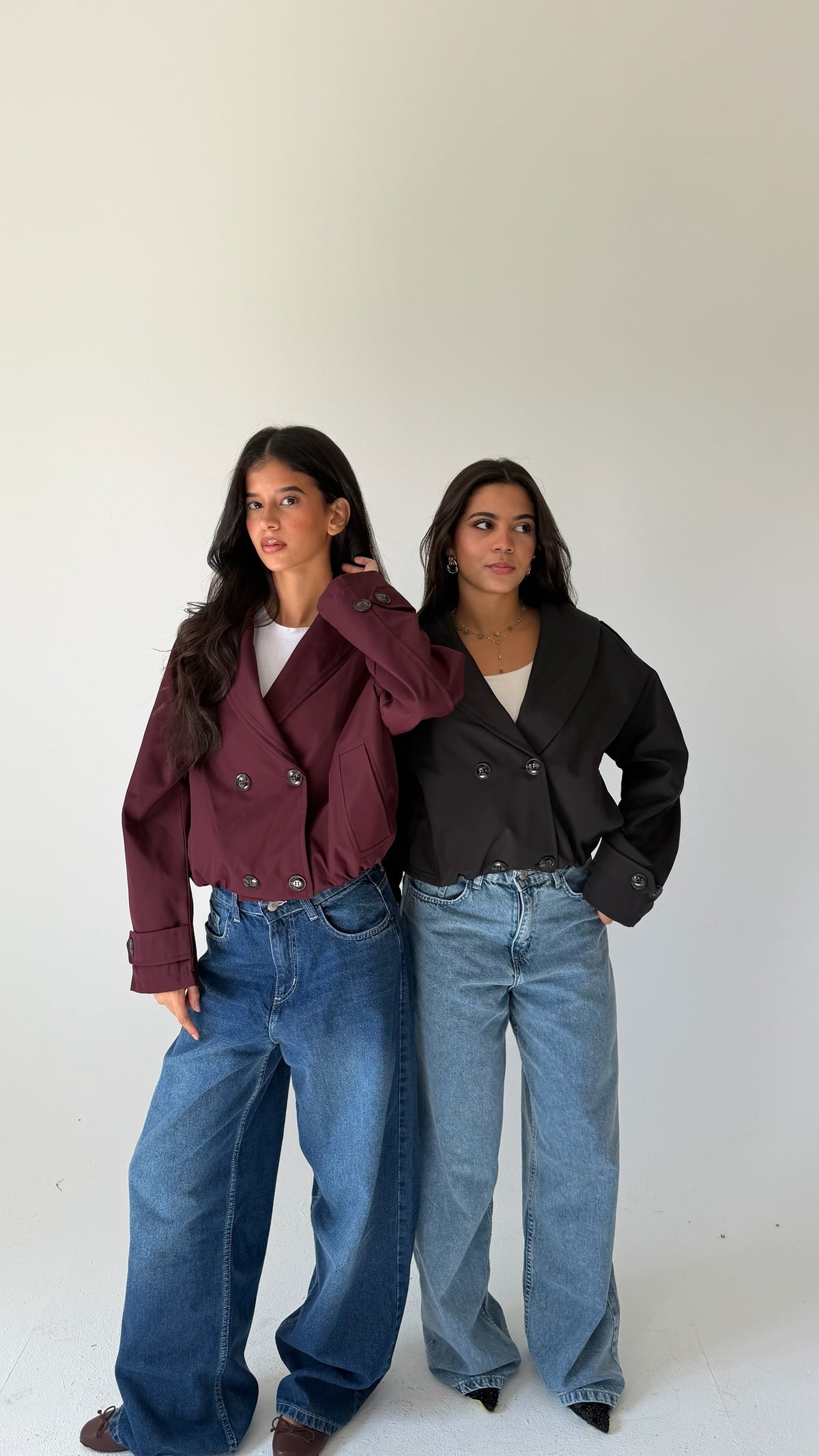 Relaxed Fit Denim Pants In Deep Blue