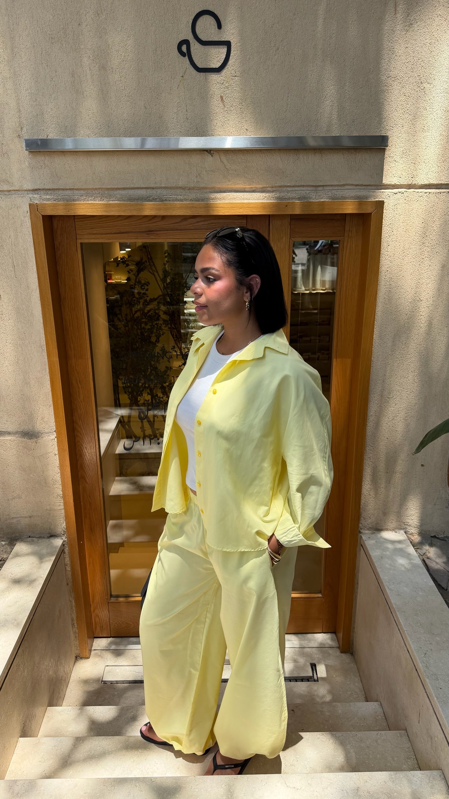 Soft Structure Set In Butter Yellow