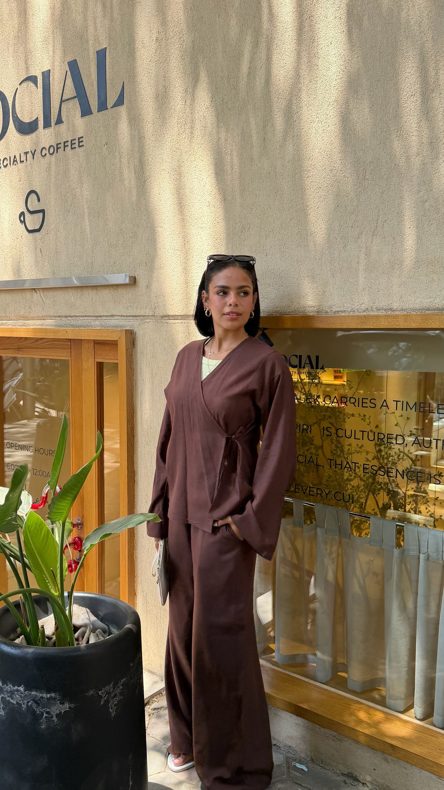 Wrap Set In Brown