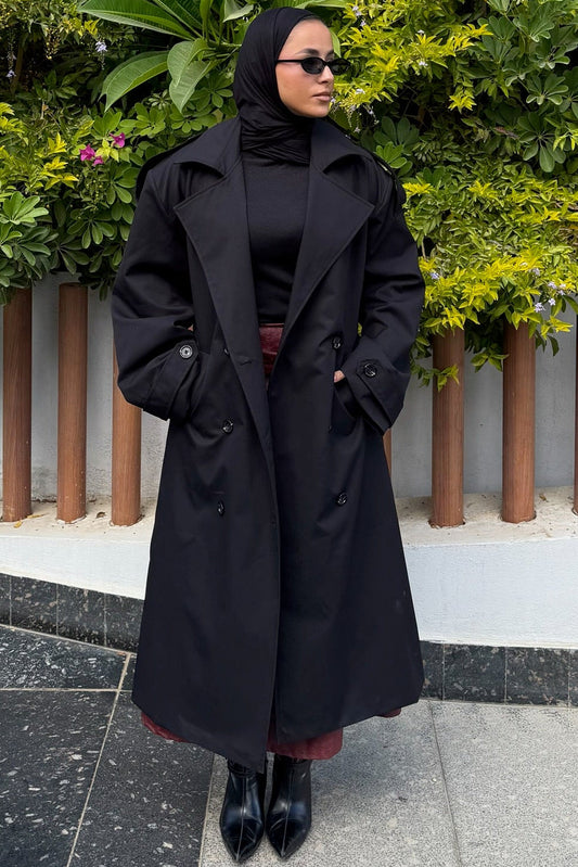 The City Coat In Black