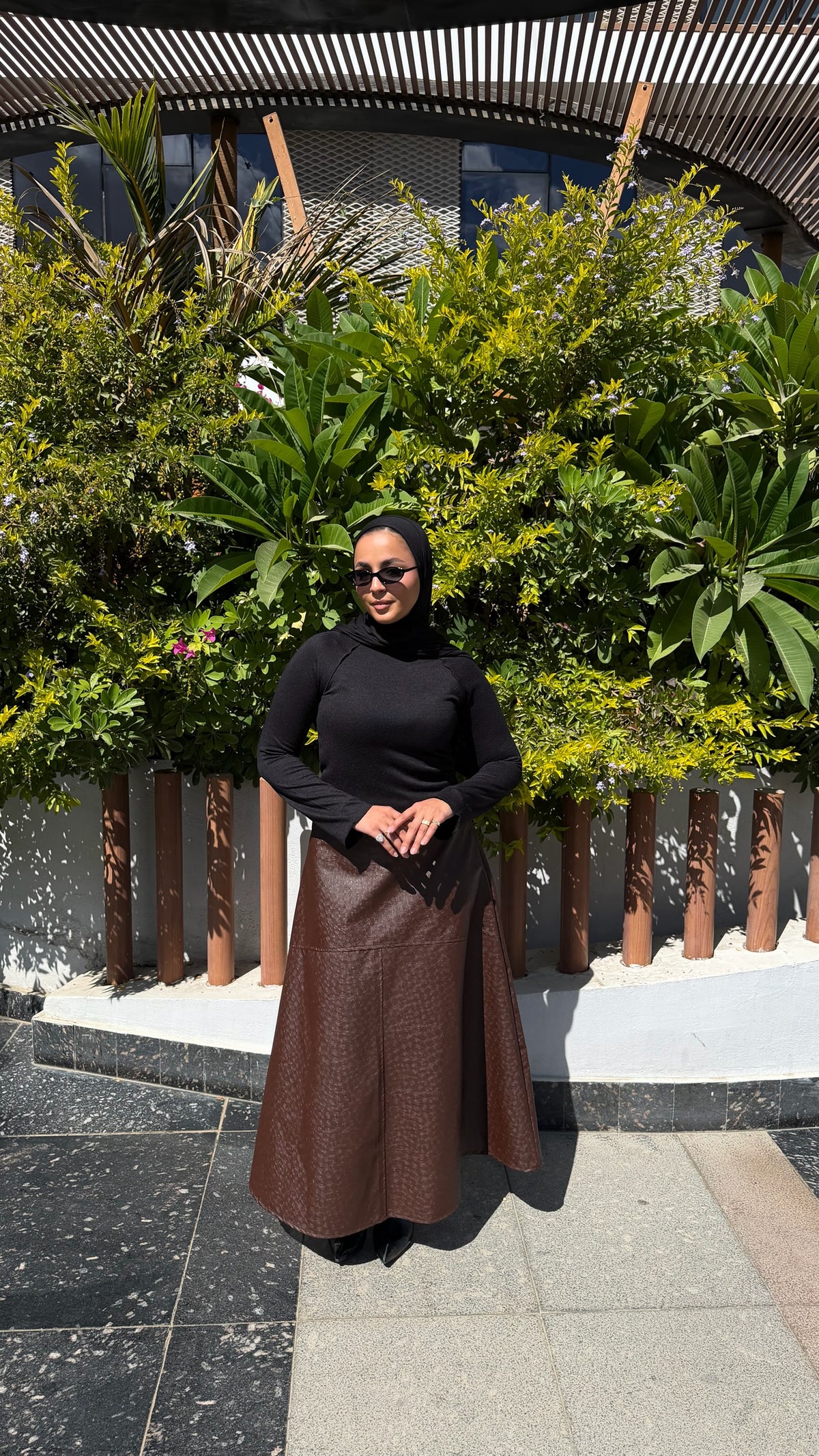 The Statement Leather Skirt
