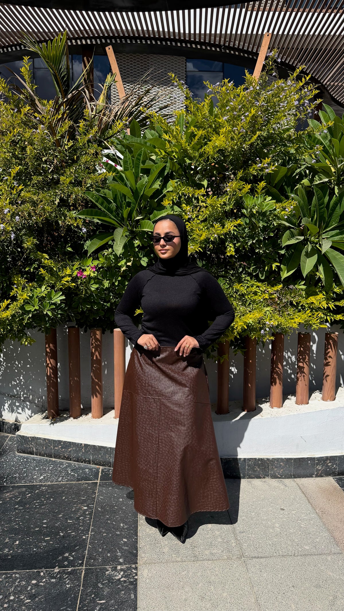 The Statement Leather Skirt