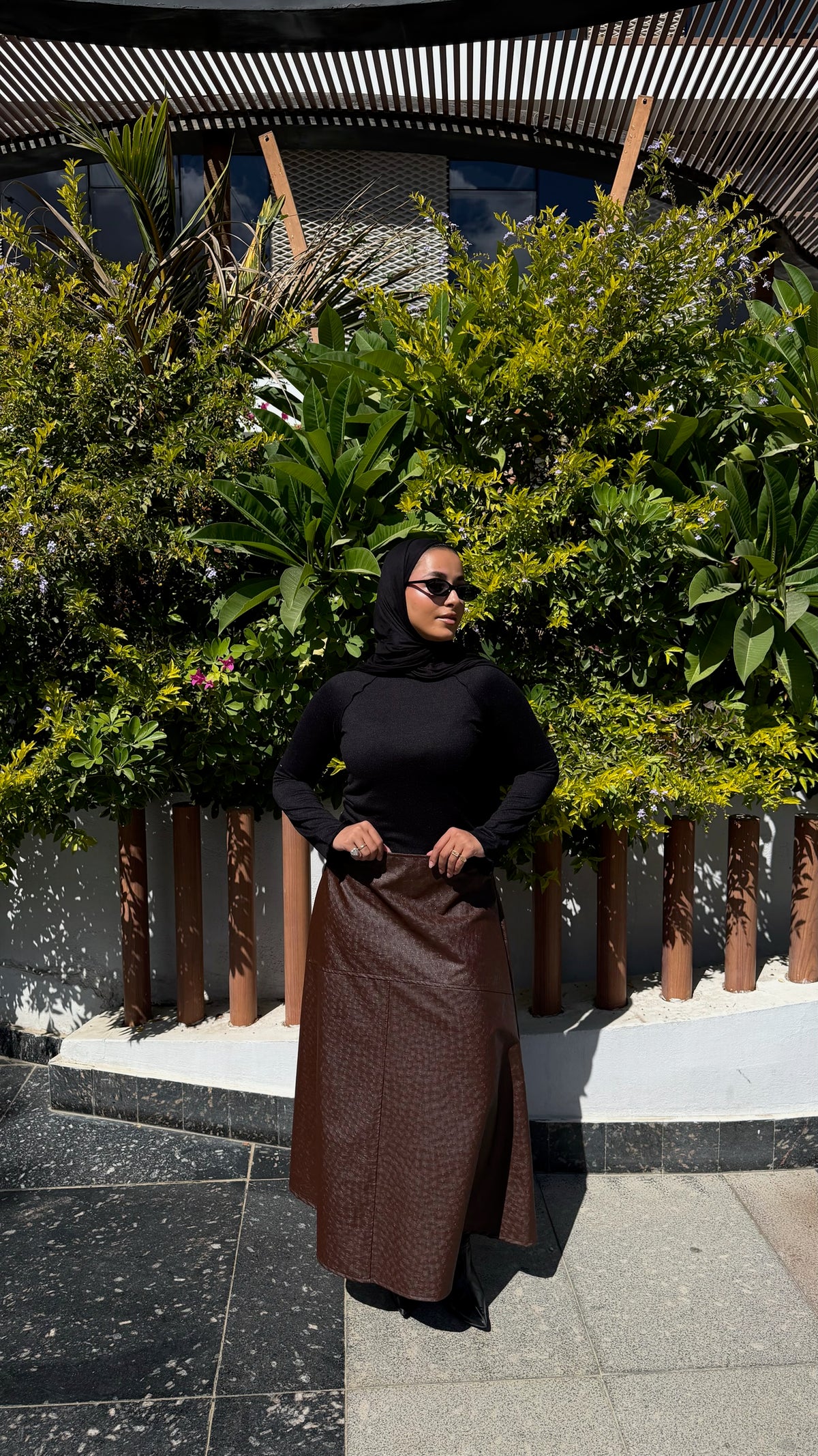 The Statement Leather Skirt