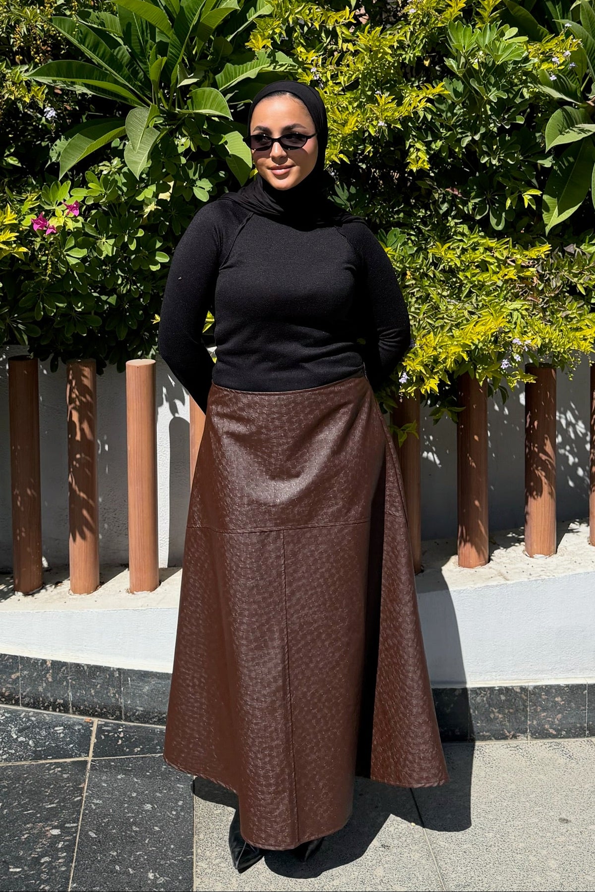 The Statement Leather Skirt