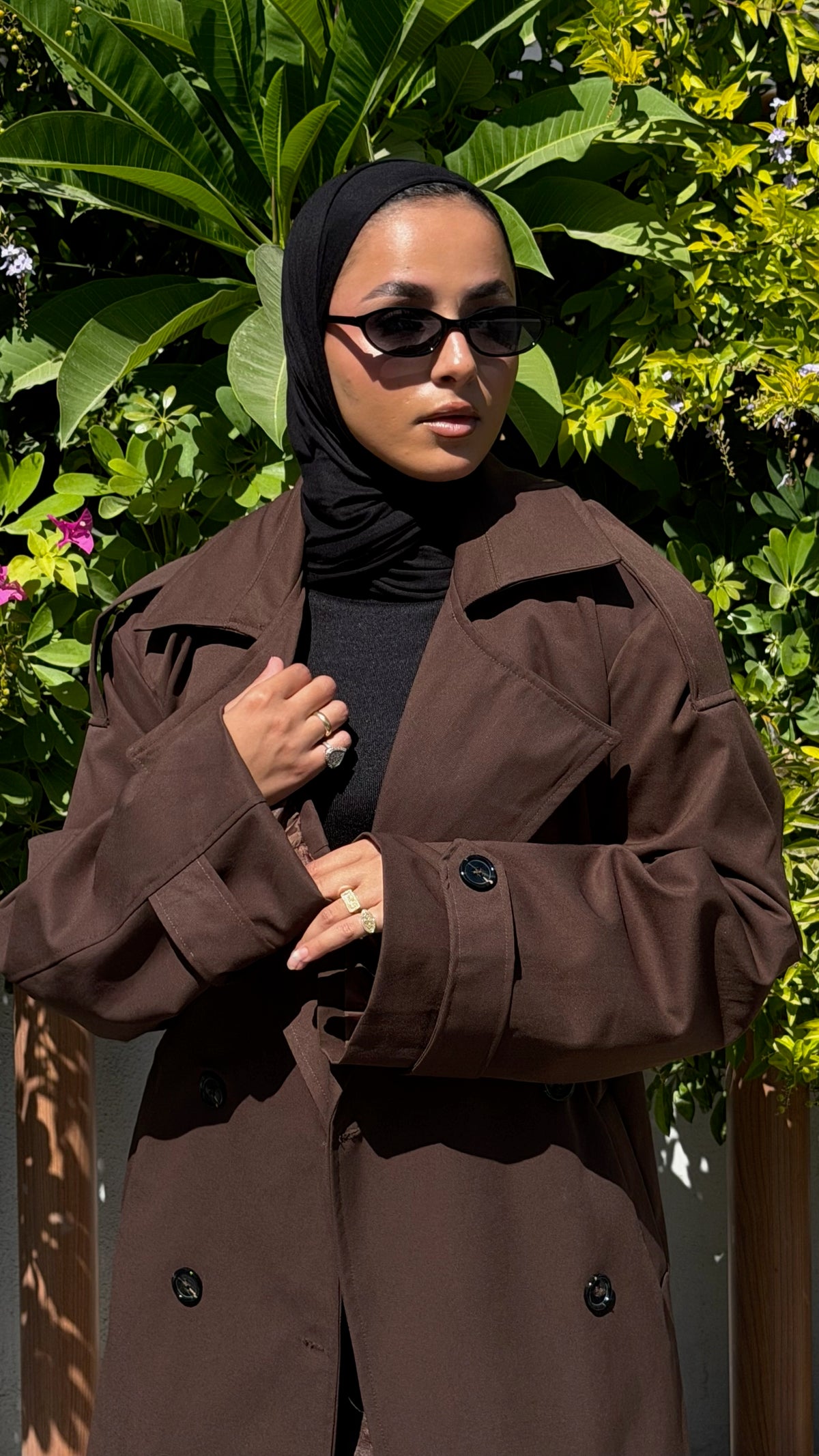 The City Coat In Brown