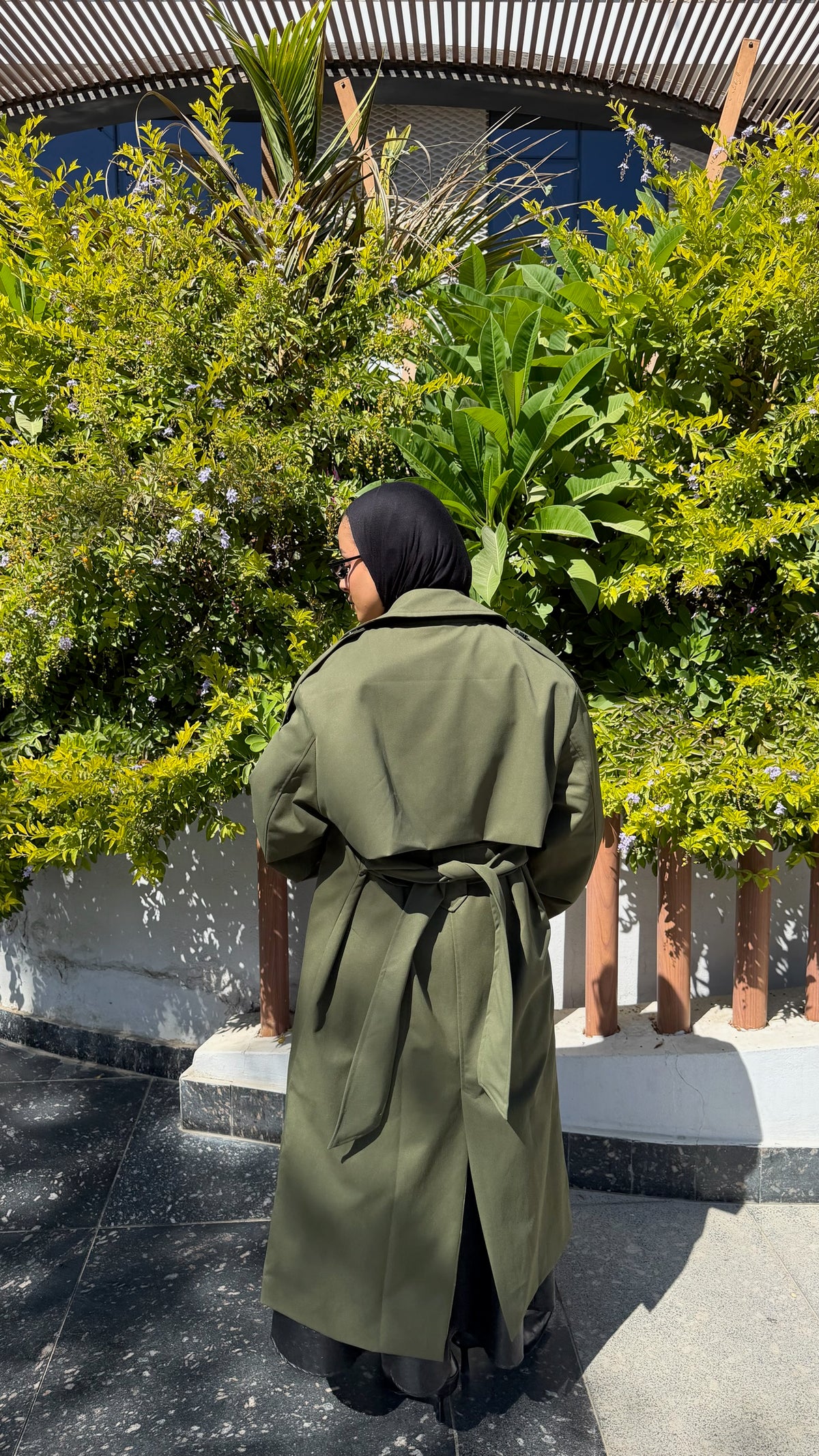 The City Coat In Dark Green