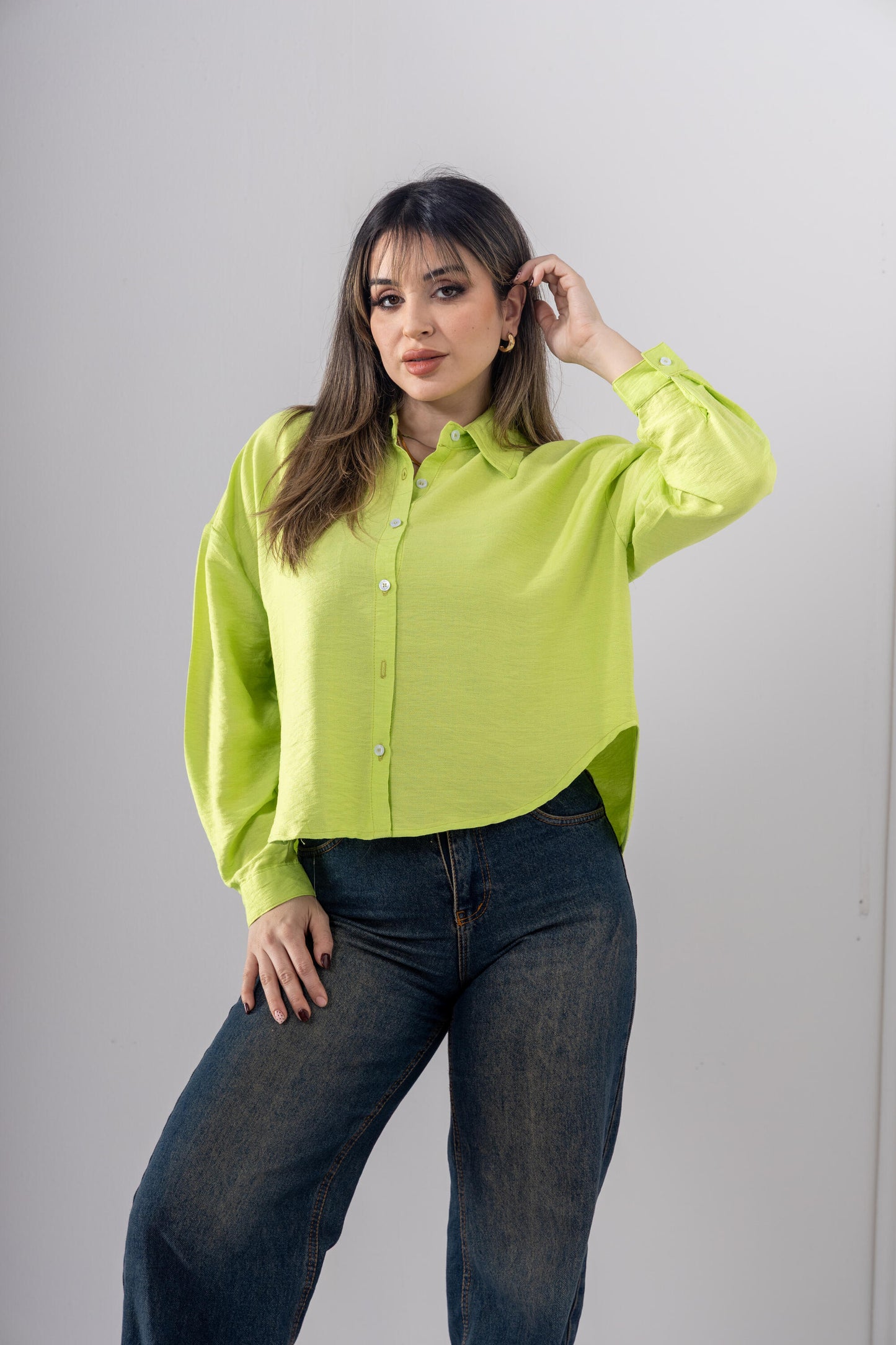 Cropped Linen Shirts