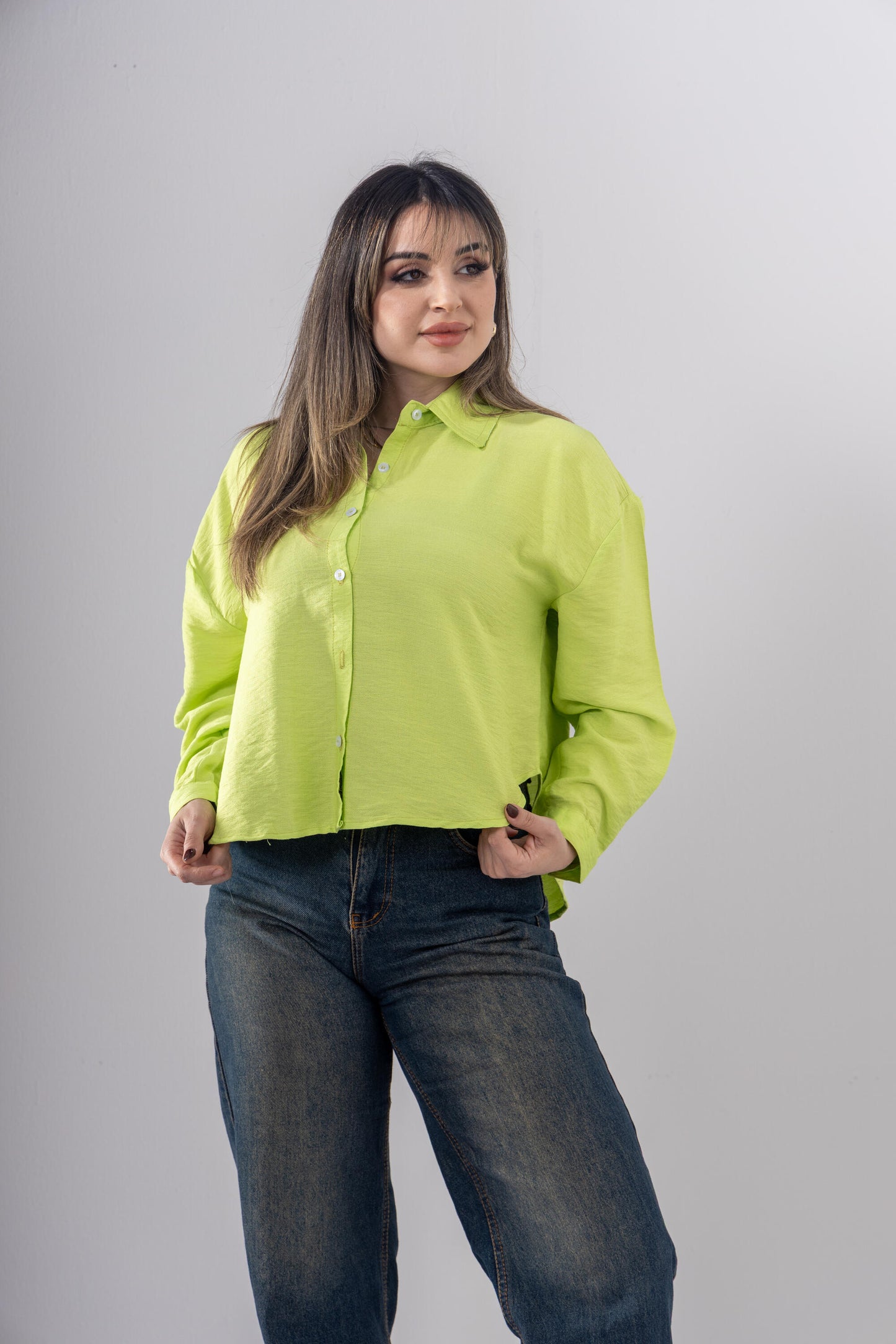 Cropped Linen Shirts