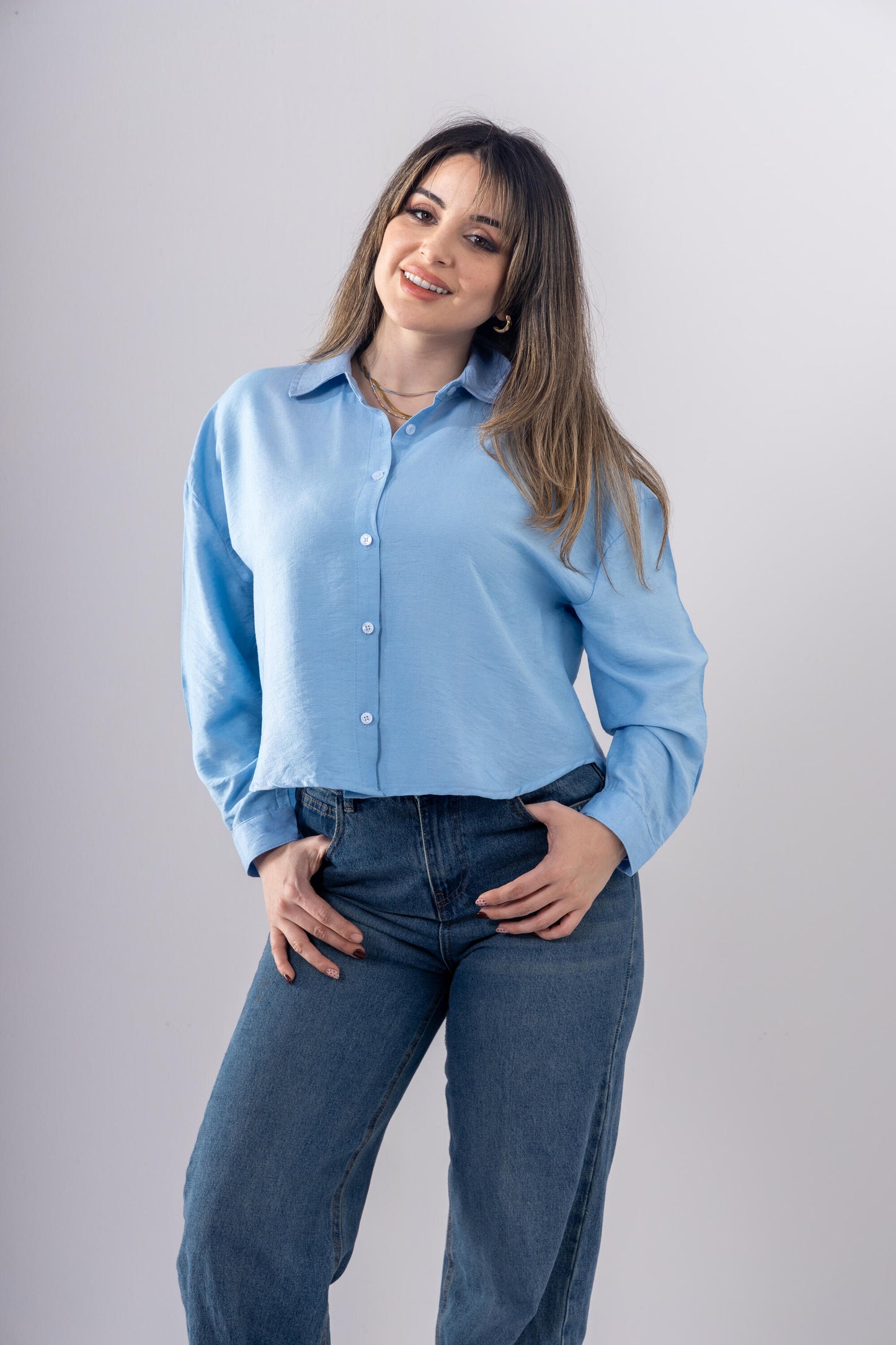 Cropped Linen Shirts