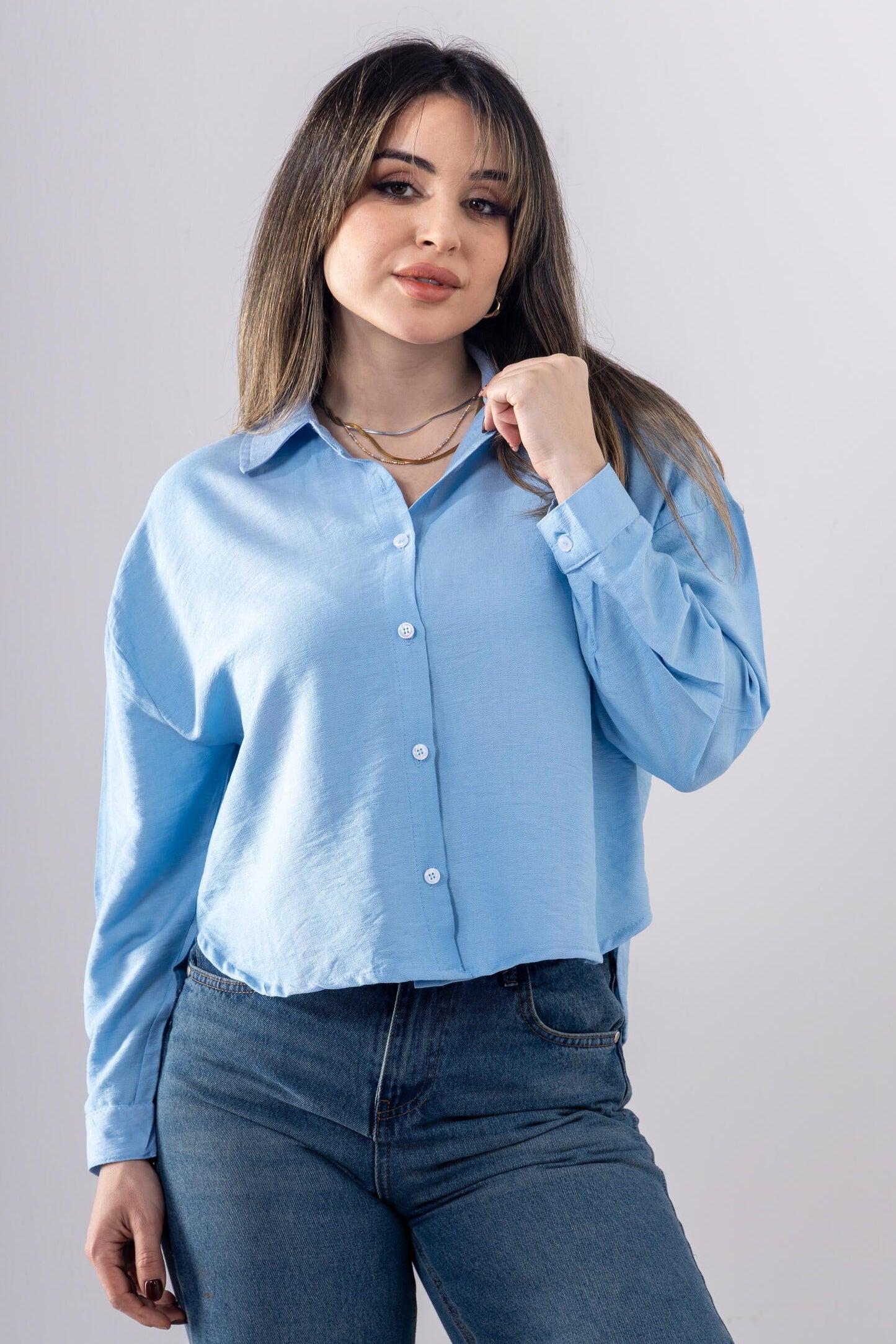 Cropped Linen Shirts