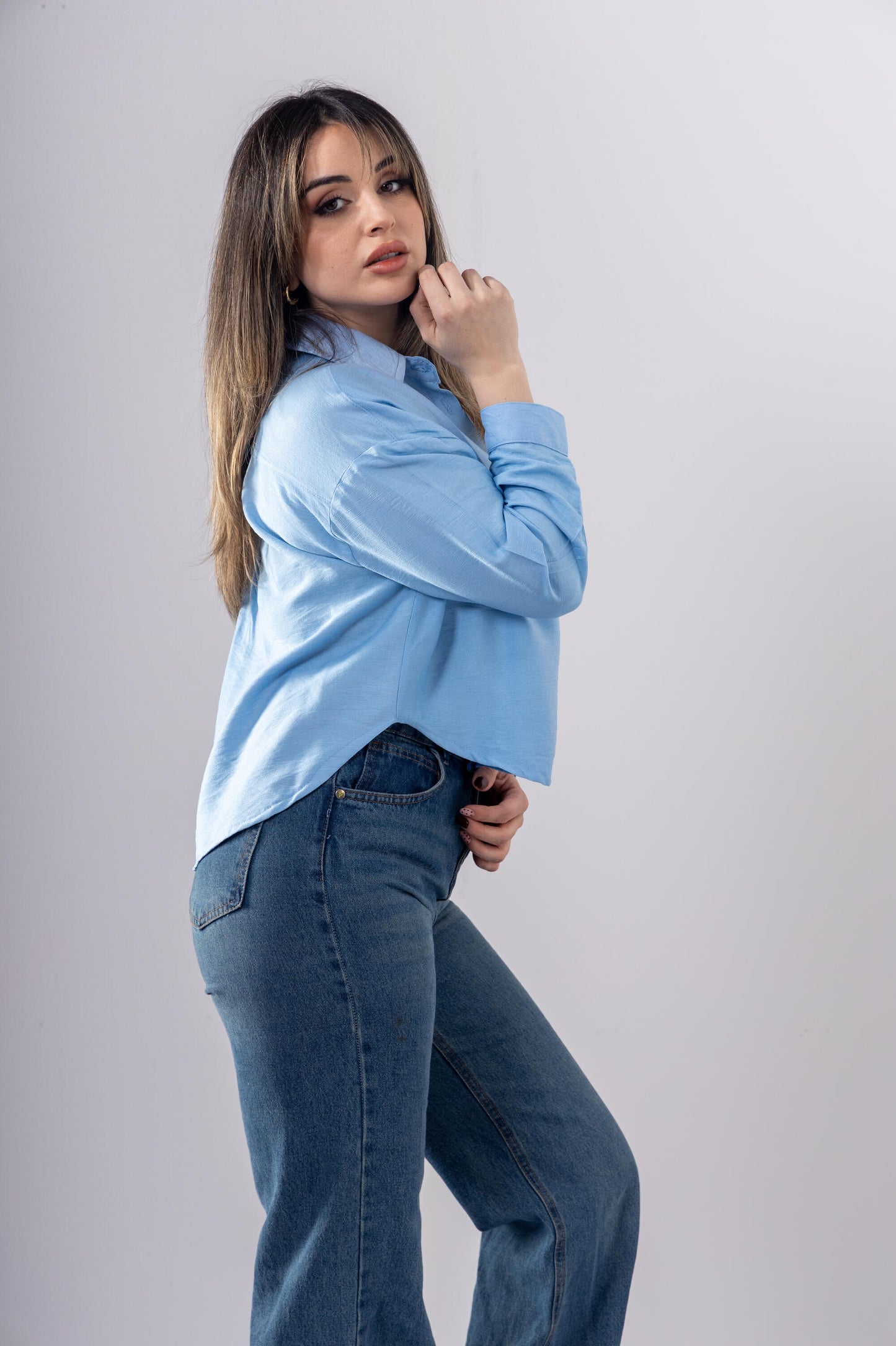 Cropped Linen Shirts