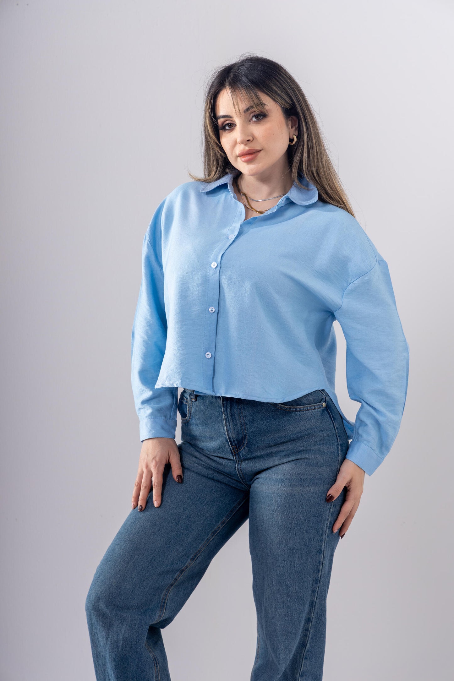 Cropped Linen Shirts