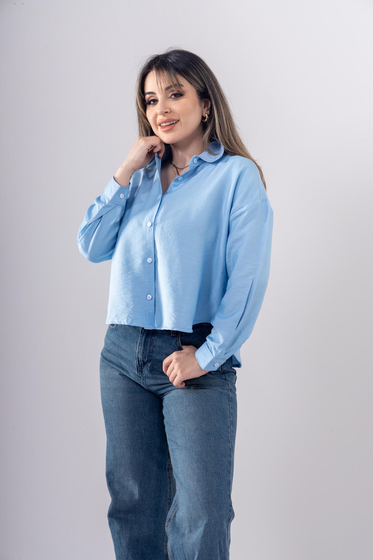 Cropped Linen Shirts