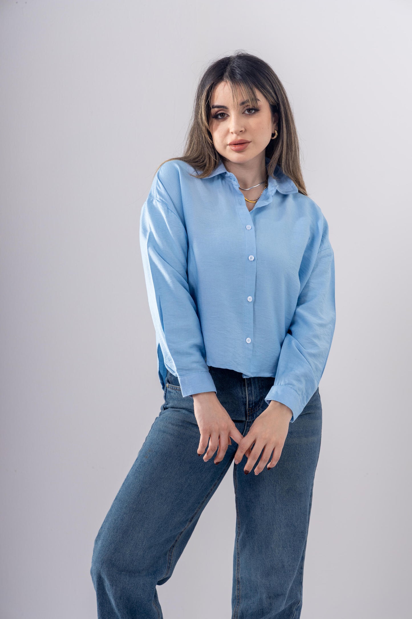 Cropped Linen Shirts