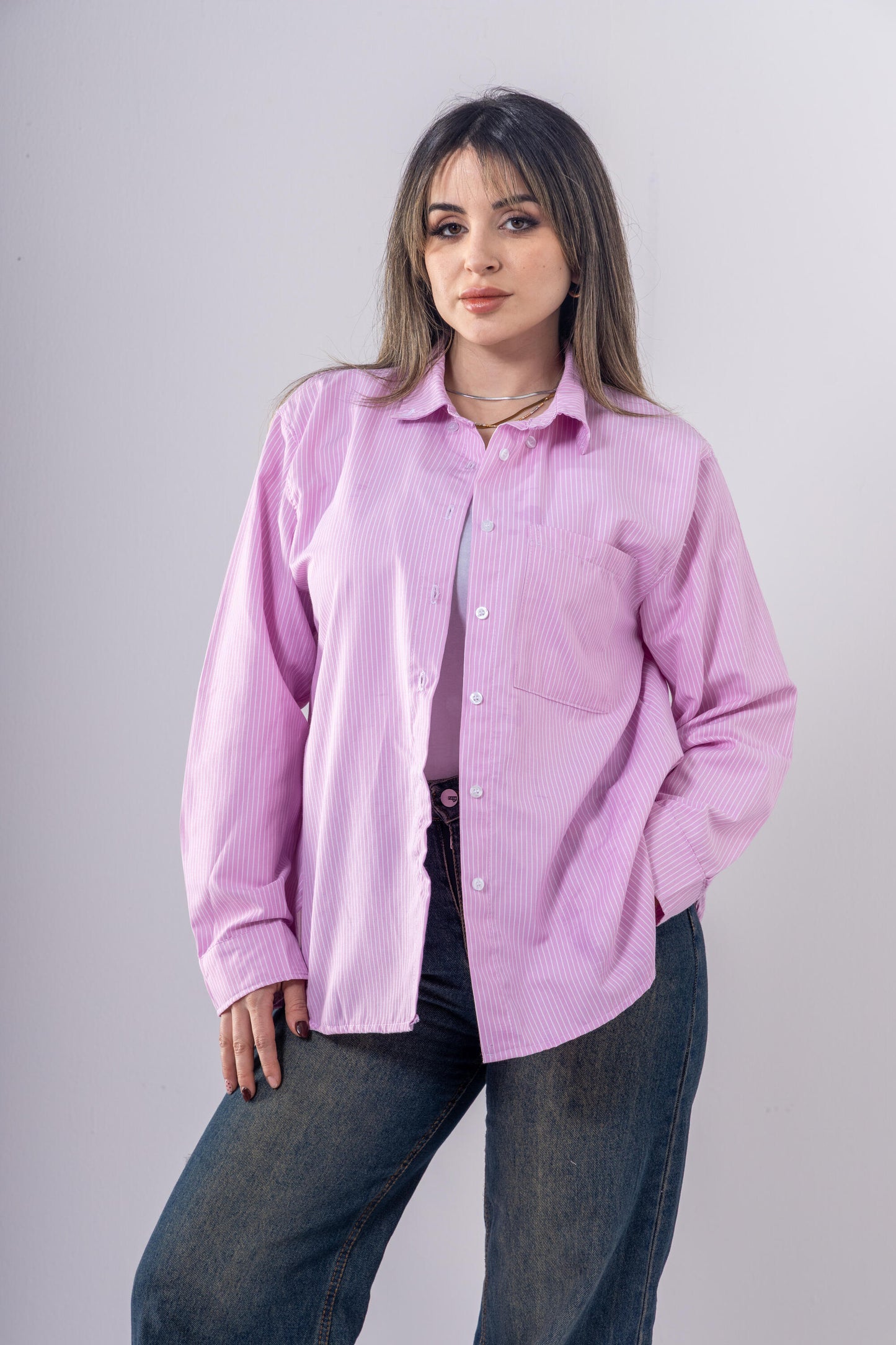Soft Sunday Pinstriped Shirt