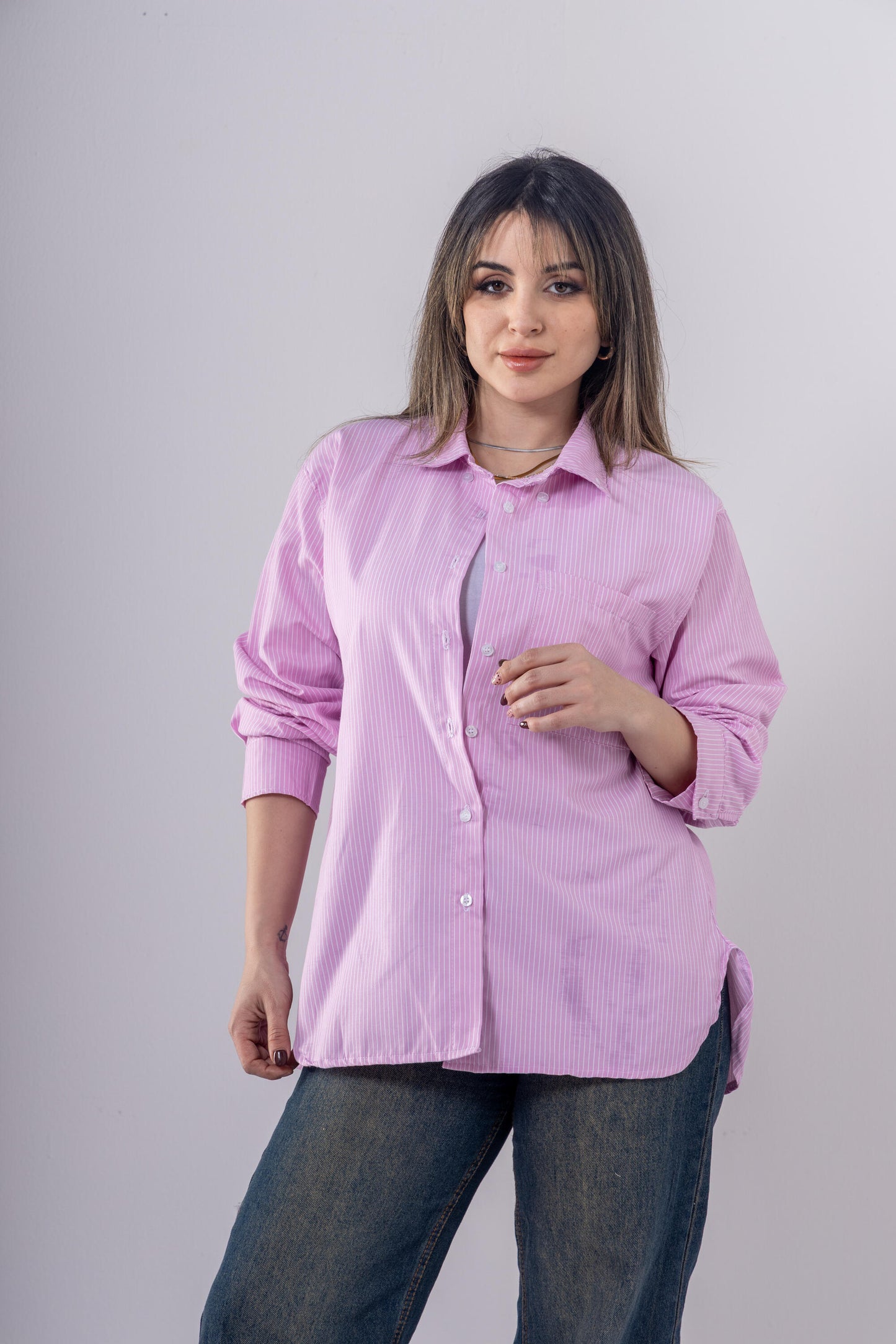 Soft Sunday Pinstriped Shirt