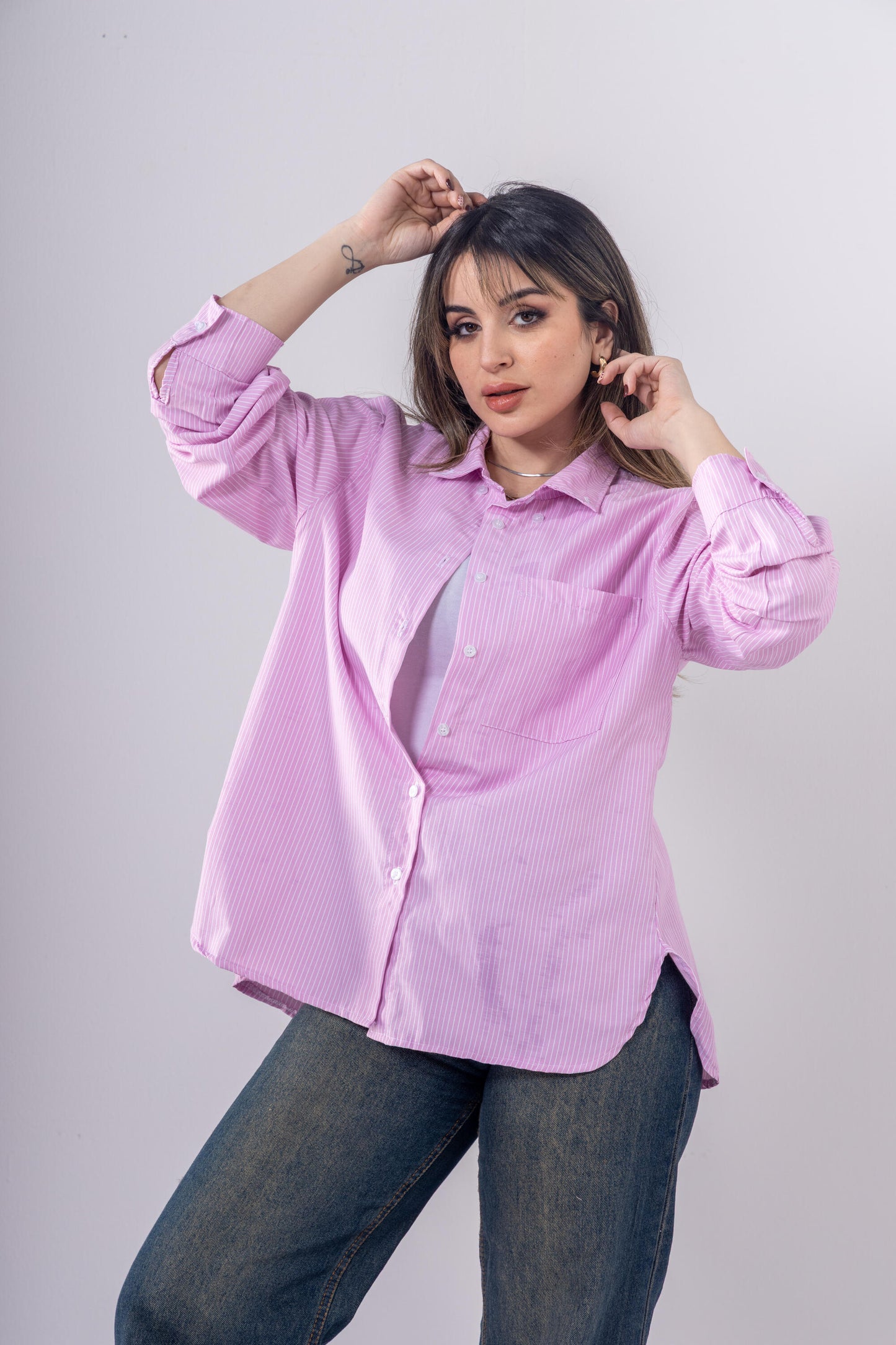 Soft Sunday Pinstriped Shirt
